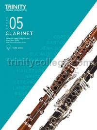 Trinity Examination Book Clarinet Exam Pieces from 2023 Grade 5 (Instrumental Solo)