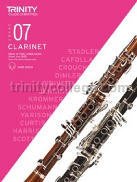 Trinity Examination Book Clarinet Exam Pieces from 2023 Grade 7 (Instrumental Solo)