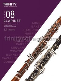 Trinity Examination Book Clarinet Exam Pieces from 2023 Grade 8 (Instrumental Solo)
