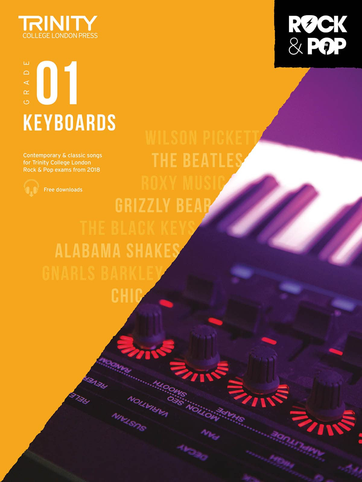 Trinity Examination Book Rock & Pop 2018 Keyboards Grade 1