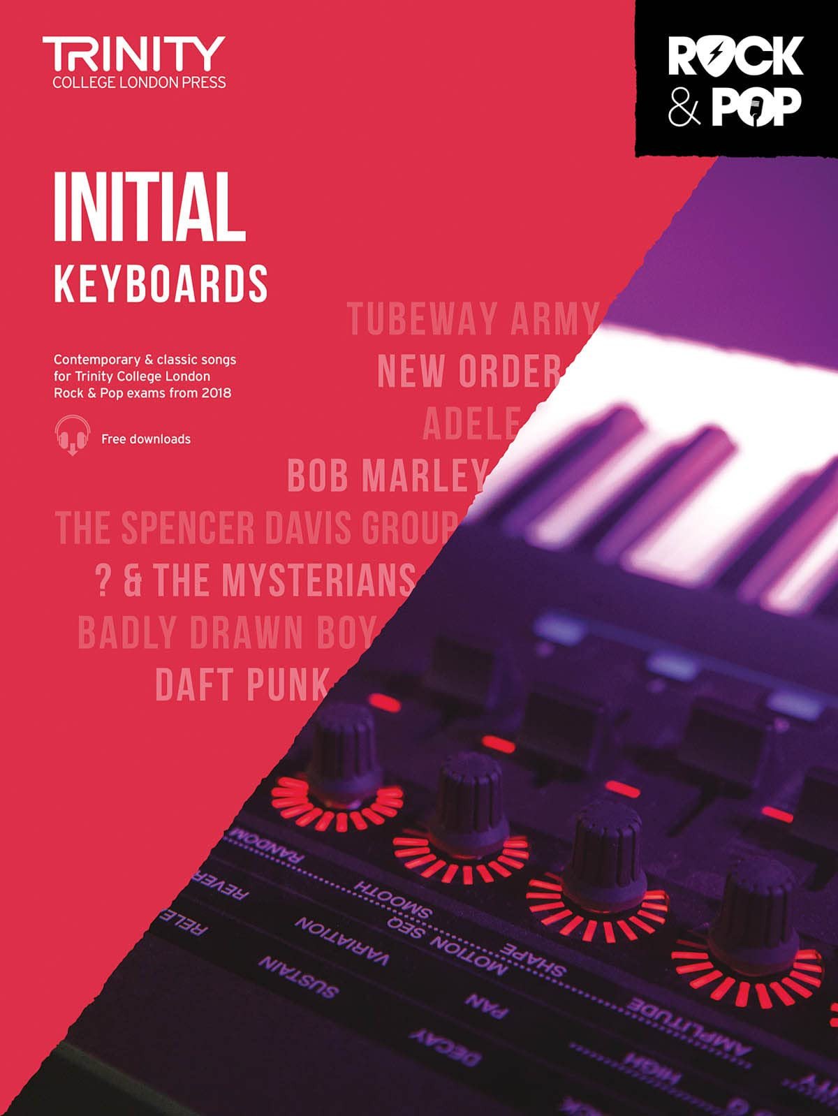 TCL Examination Book Rock & Pop 2018 Keyboards Initial