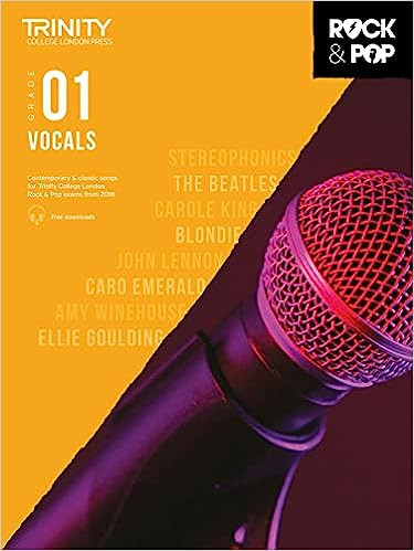 Trinity Examination Book Rock & Pop 2018 Vocals Grade 1