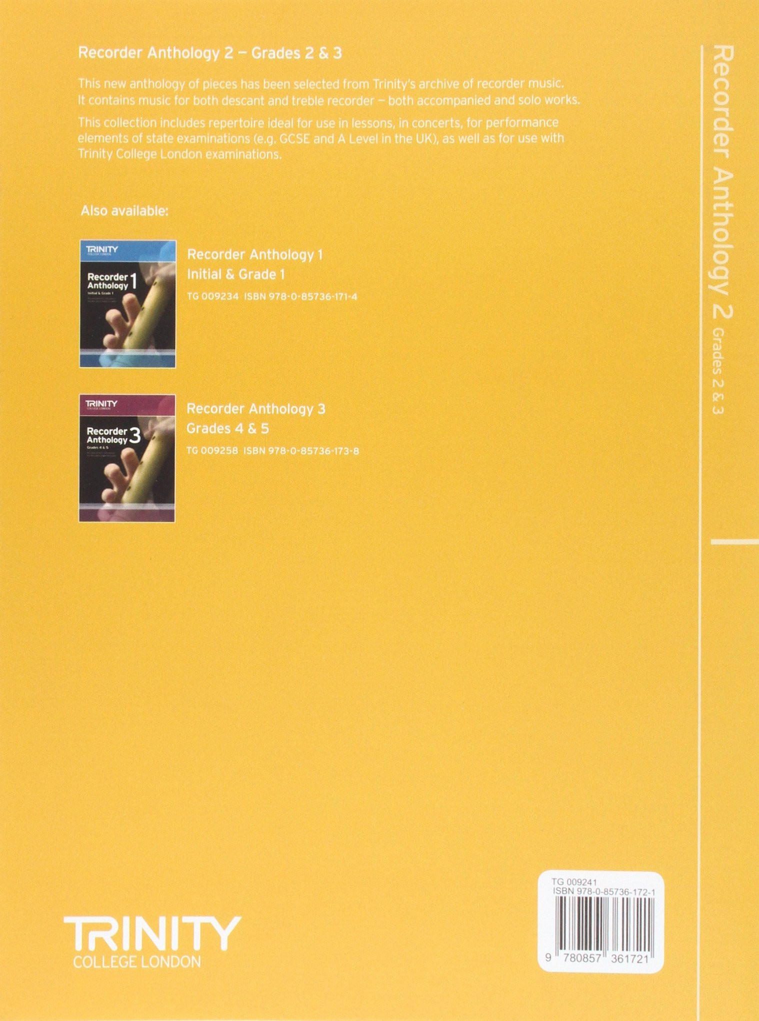TCL Examination Book Recorder Anthology Book 2 - Grade 2-3