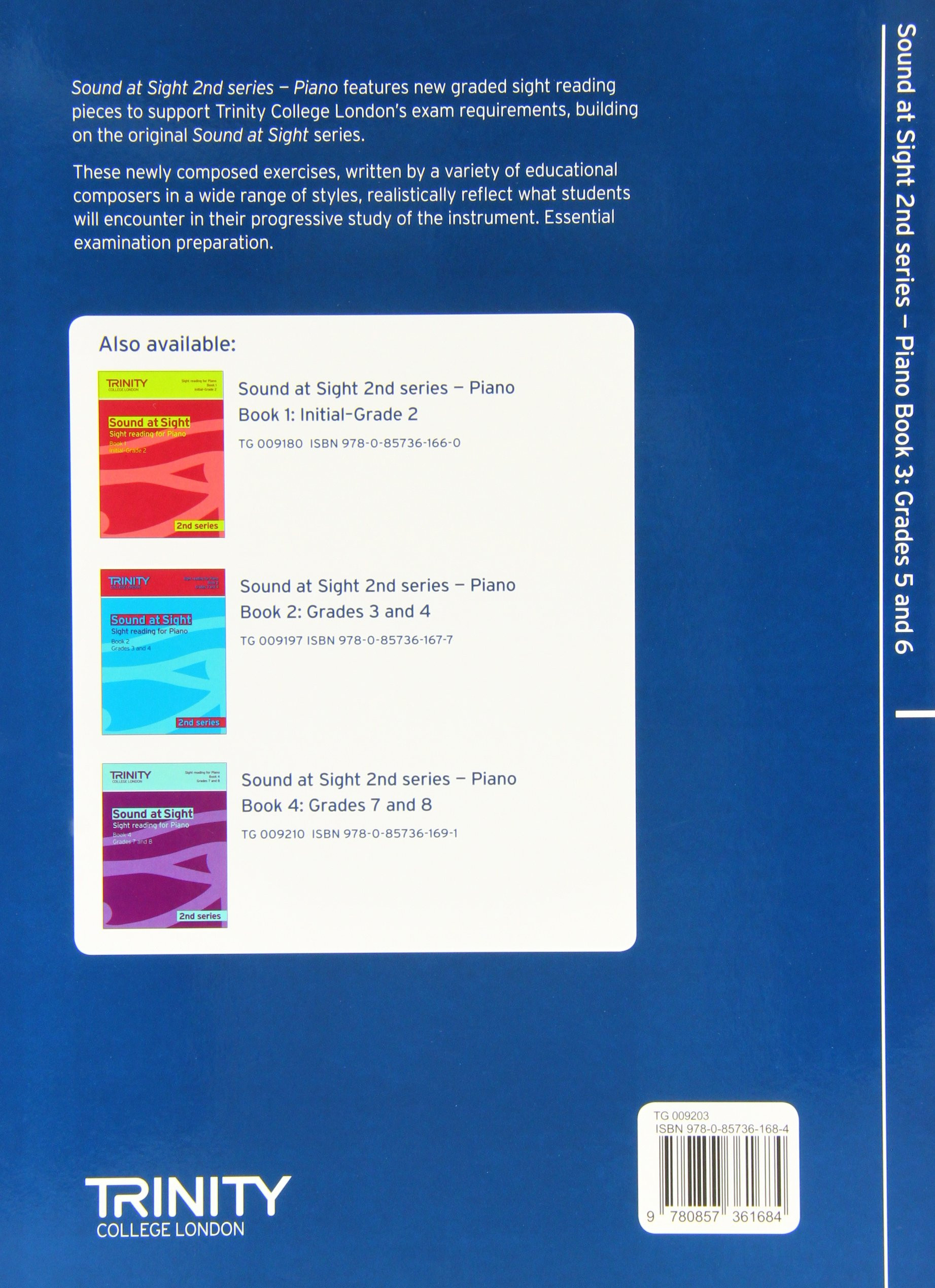 TCL Examination Book Sound at Sight - Piano, Book 3: Grade 5-6