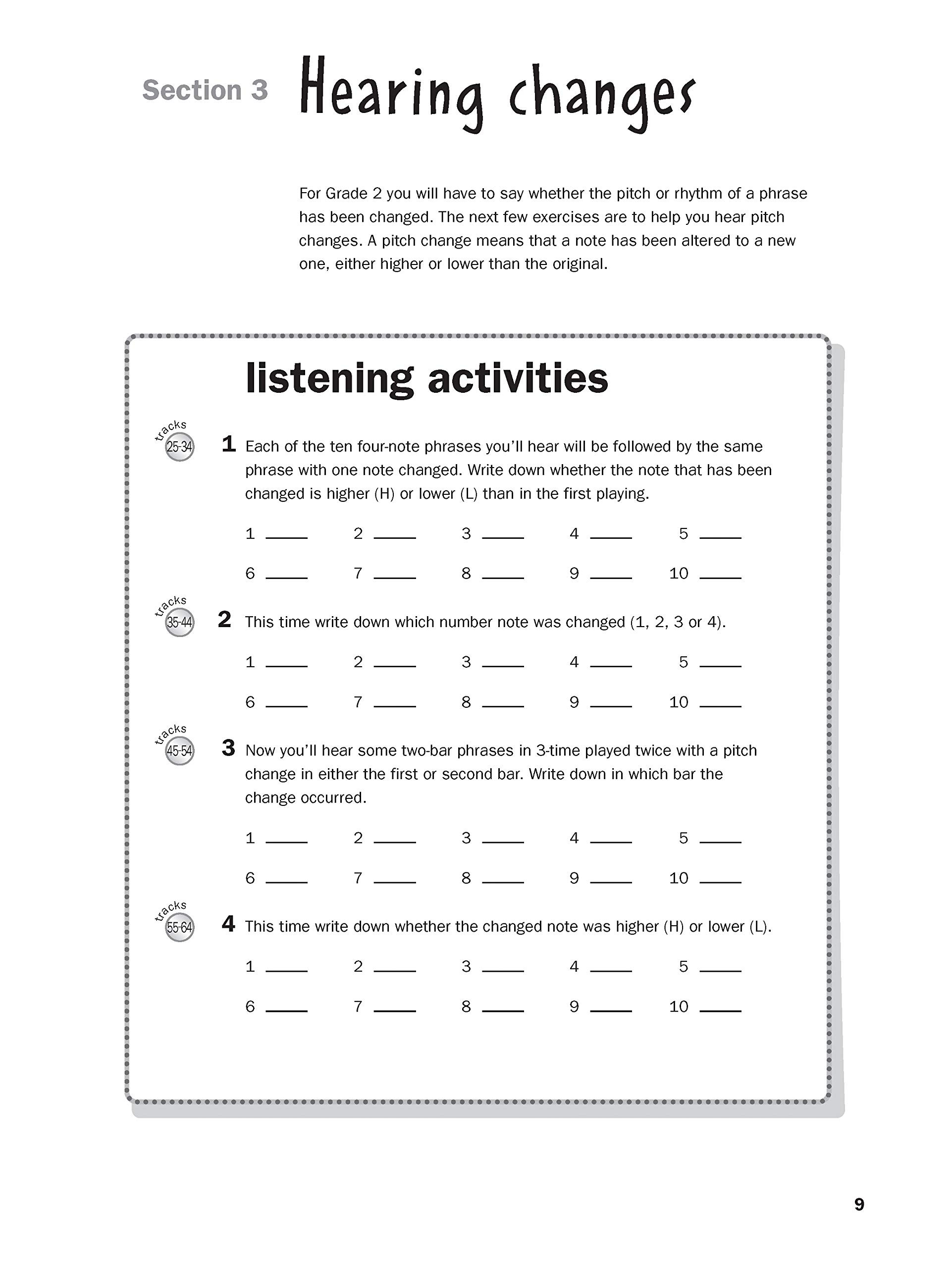 Improve Your Aural Grade 2 CD - Exercise Book
