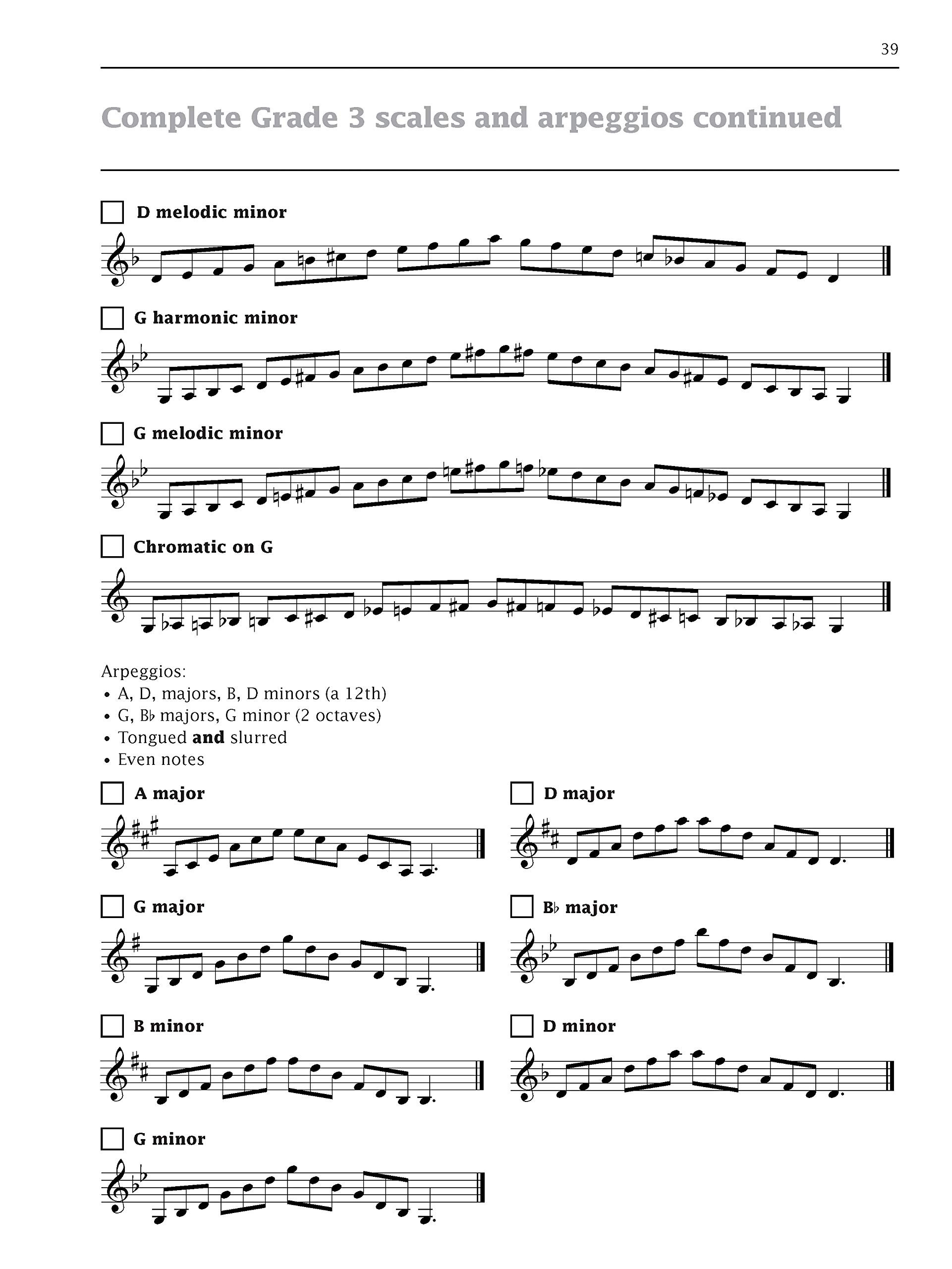 Improve your scales! Clarinet Grades 1-3 (Instrumental Solo) - Exercise Book