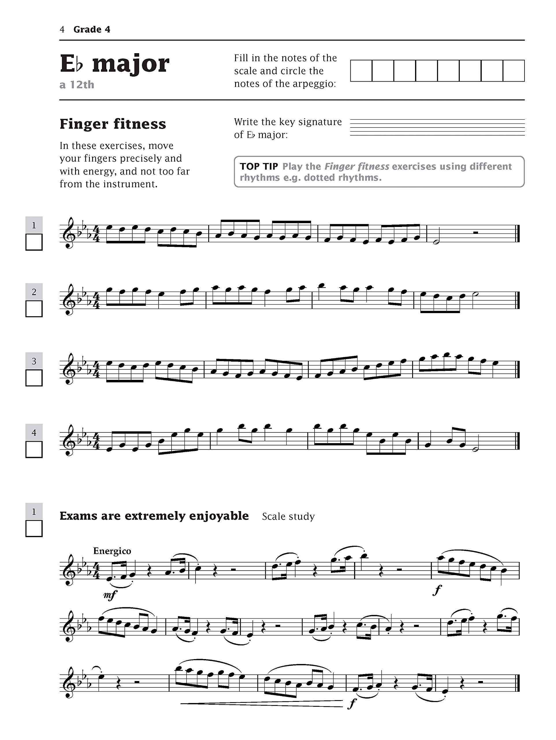 Improve your scales! Clarinet Grades 4-5 (Instrumental Solo) - Exercise Book
