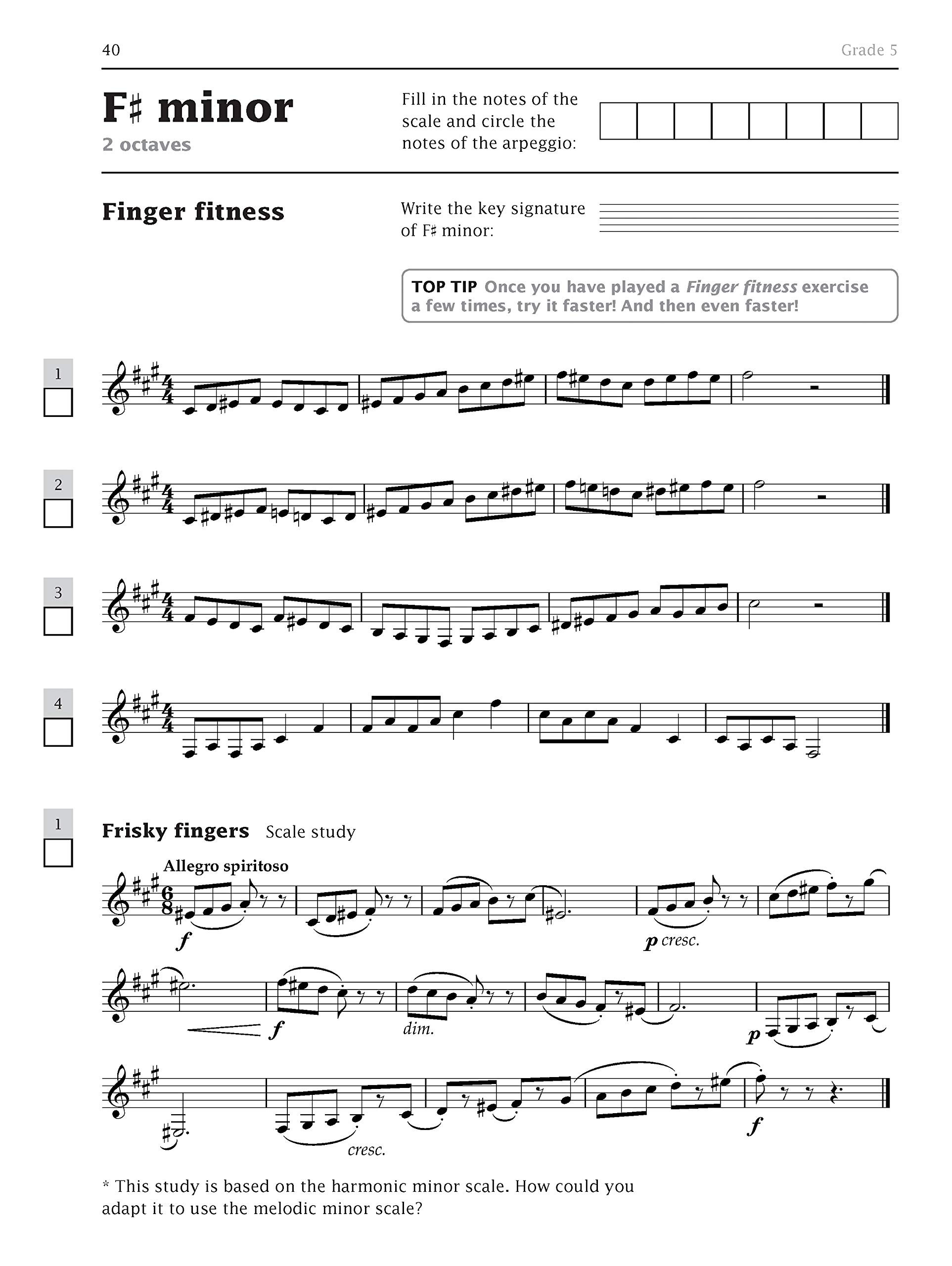 Improve your scales! Clarinet Grades 4-5 (Instrumental Solo) - Exercise Book