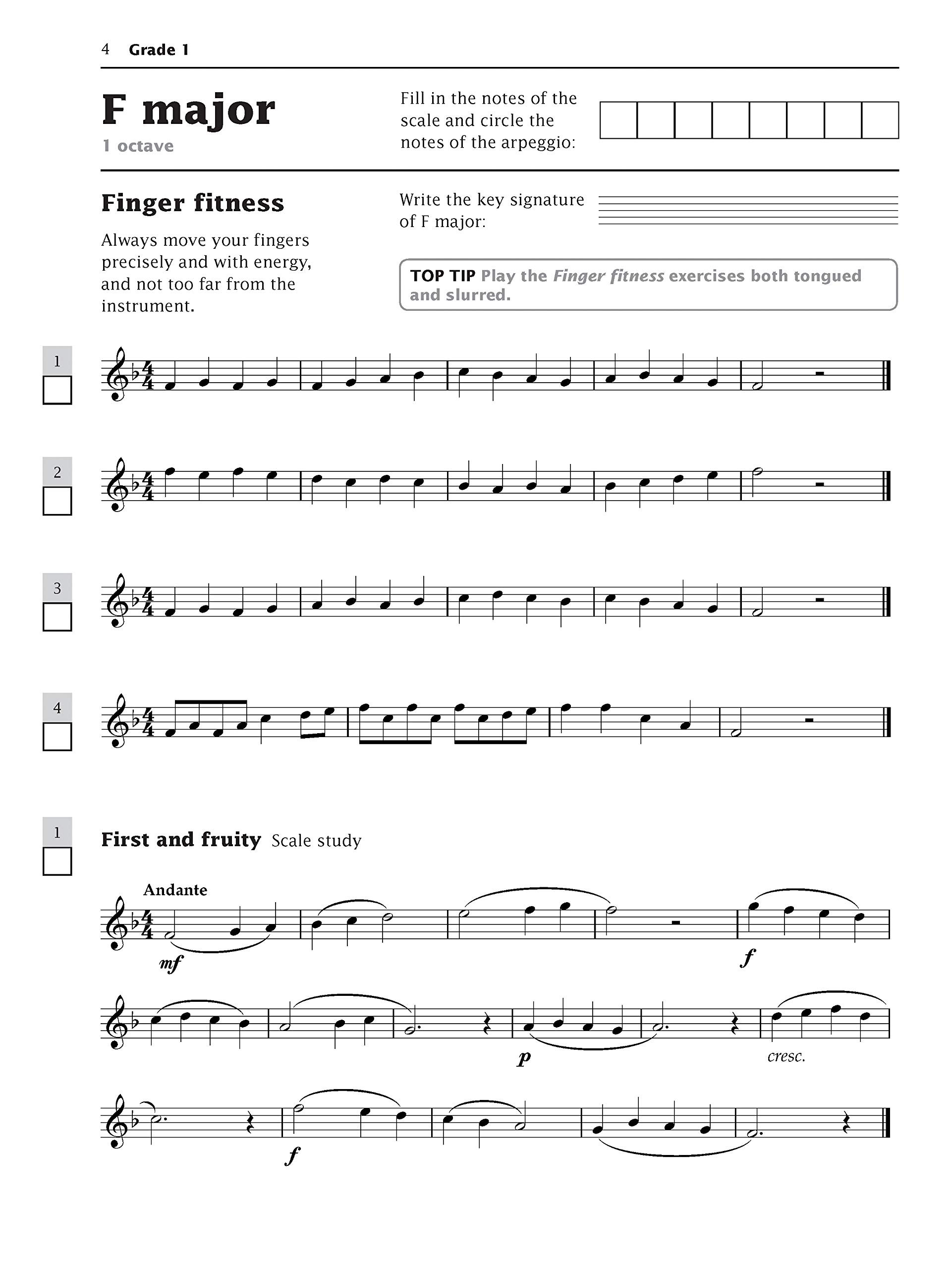 Improve your scales! Flute Grades 1-3 (Instrumental Solo) - Exercise Book