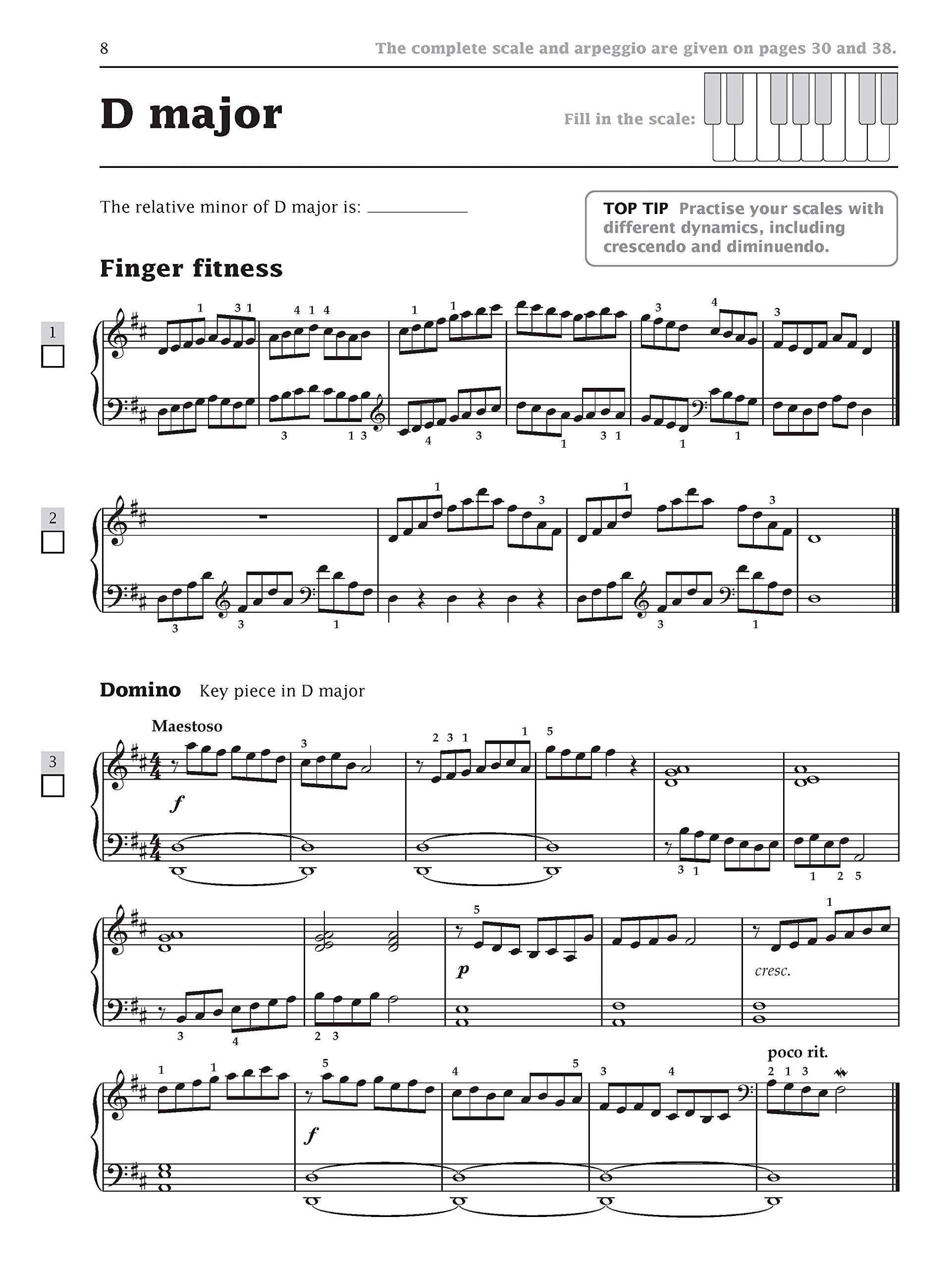 Improve your scales! Piano Grade 5 (Piano Solo) - Exercise Book