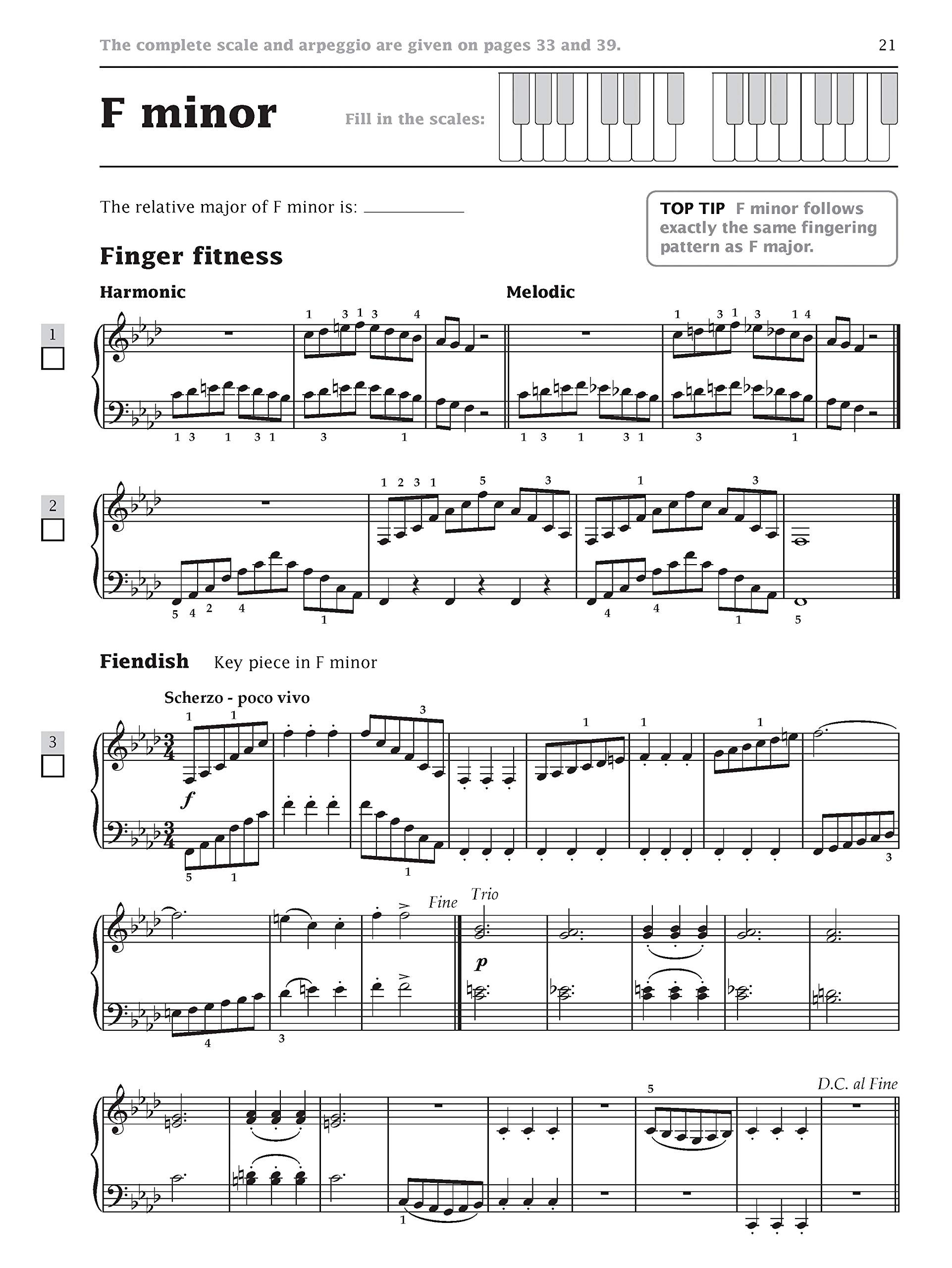 Improve your scales! Piano Grade 5 (Piano Solo) - Exercise Book