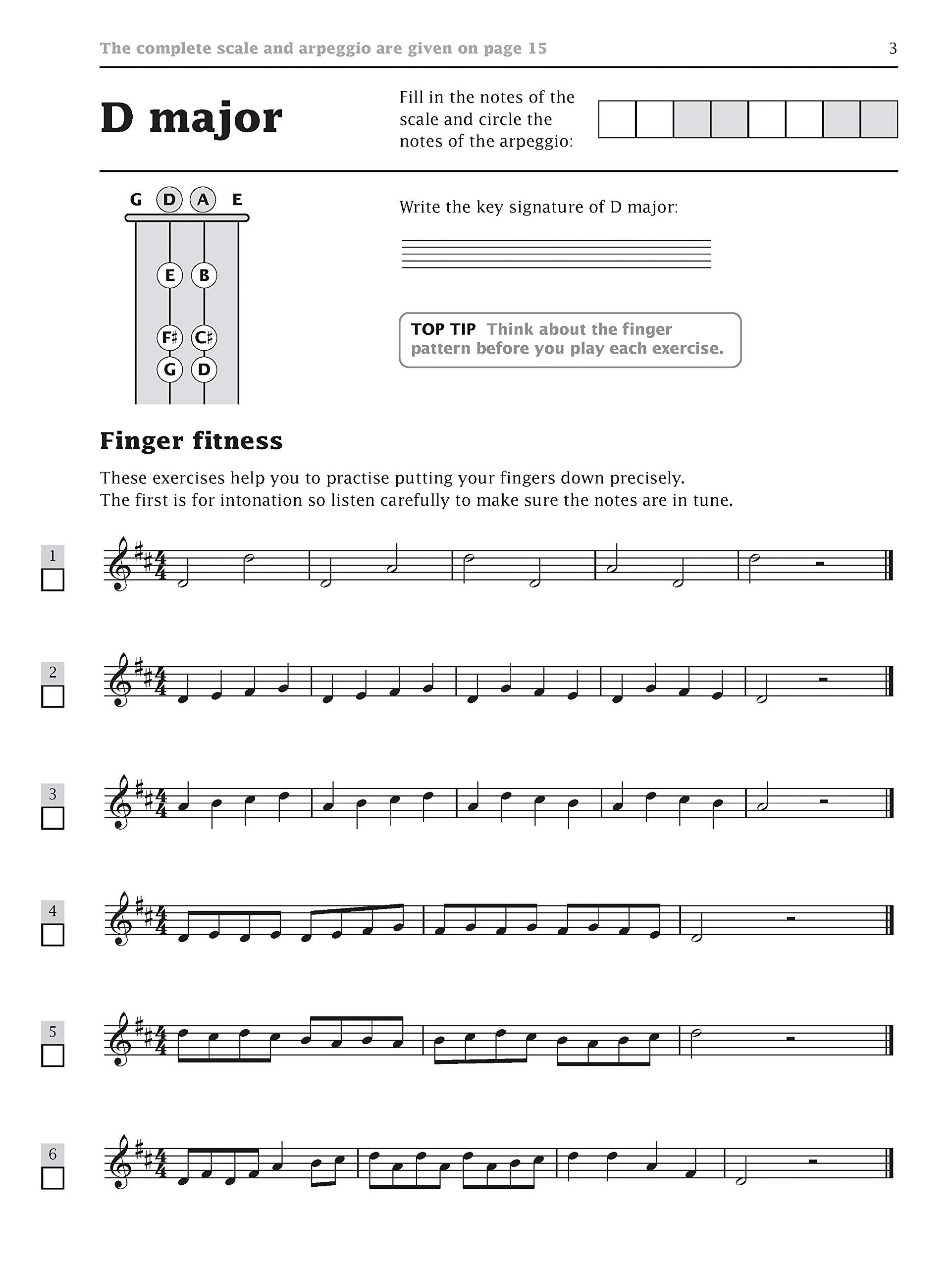 Improve your Scales Violin Grade-1 - Exercise Book