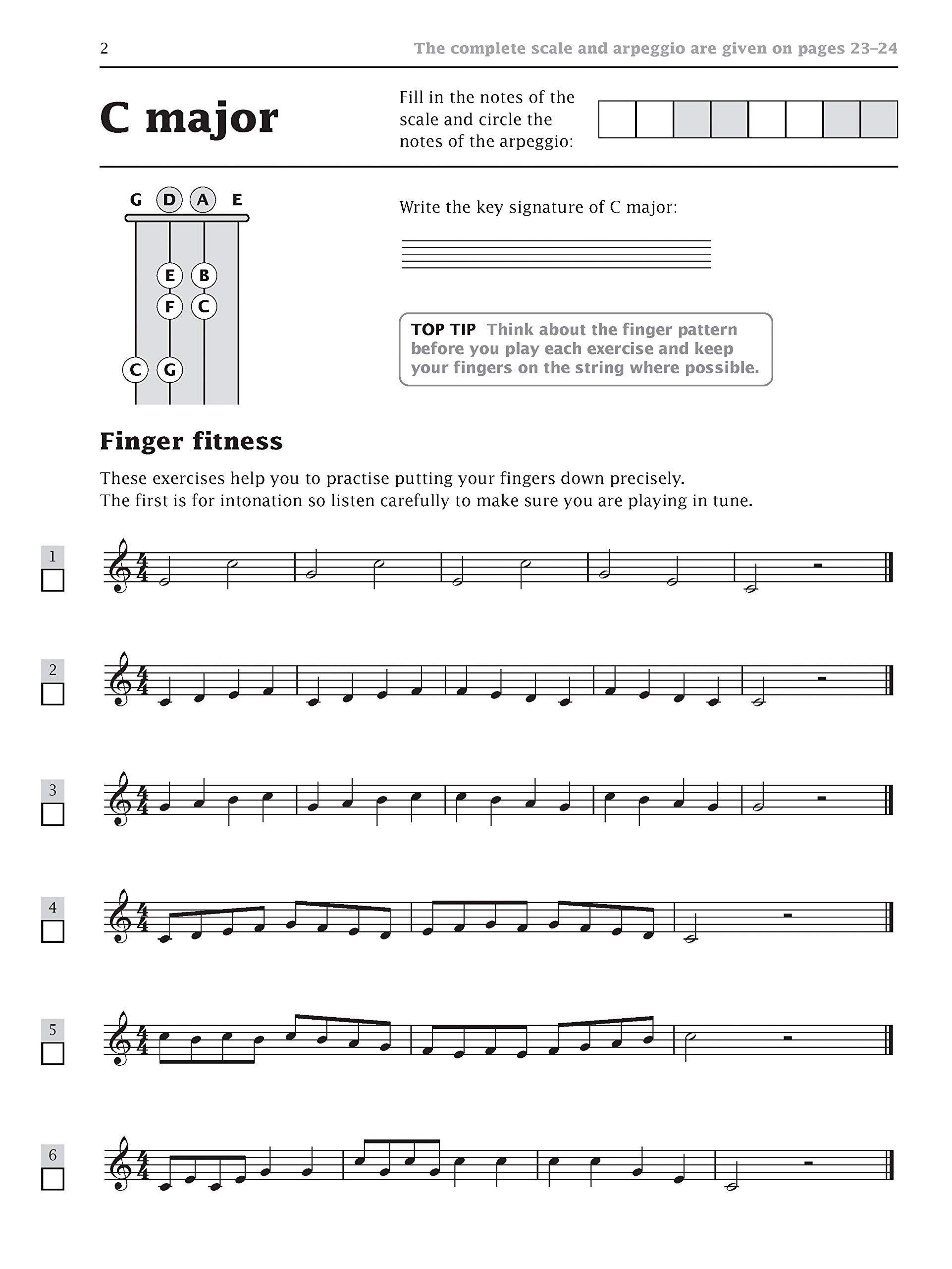 Improve your Scales Violin Grade-2 - Exercise Book