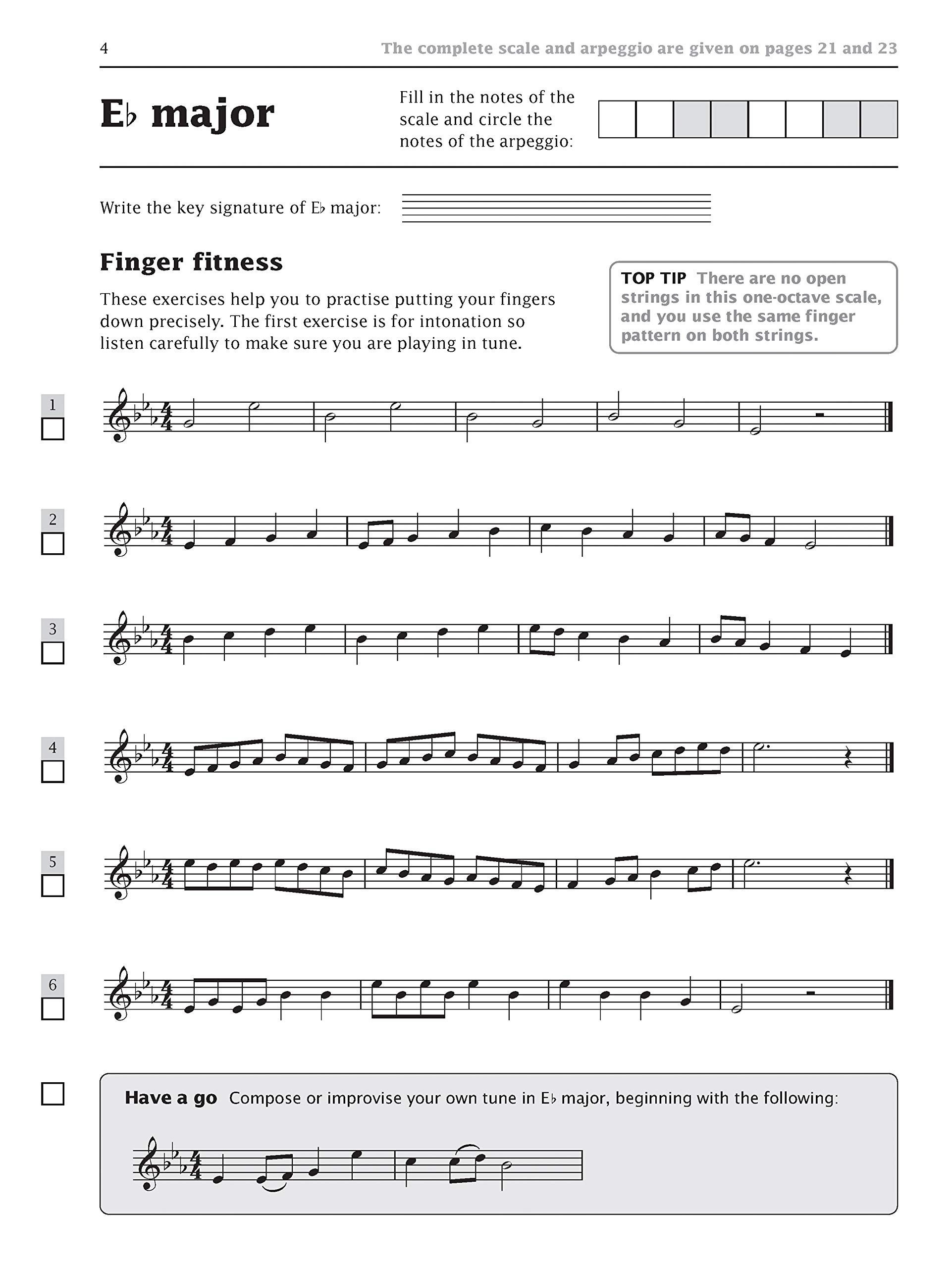 Improve your Scales Violin Grade-3 - Exercise Book