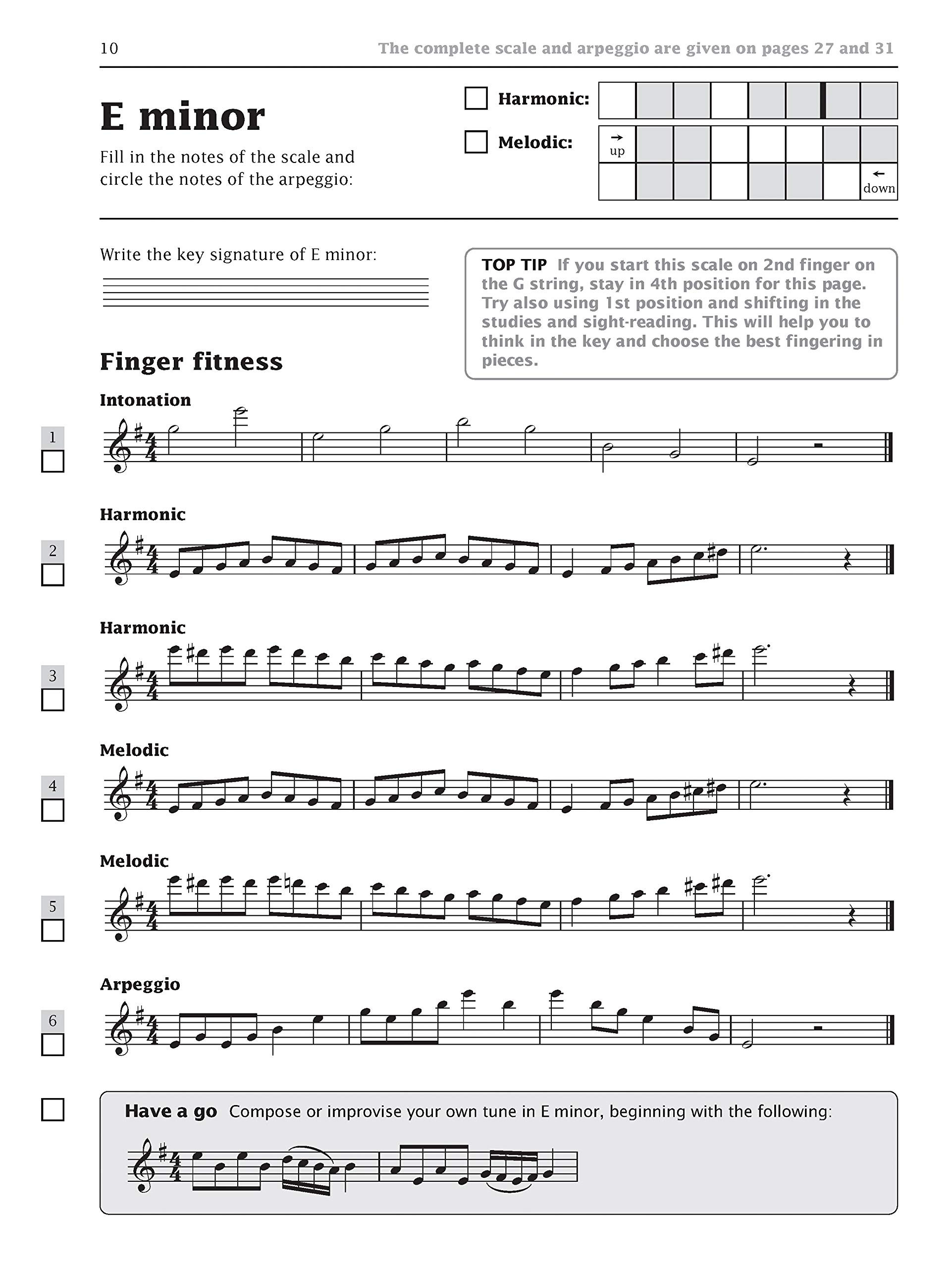 Improve your Scales Violin Grade-5 - Exercise Book