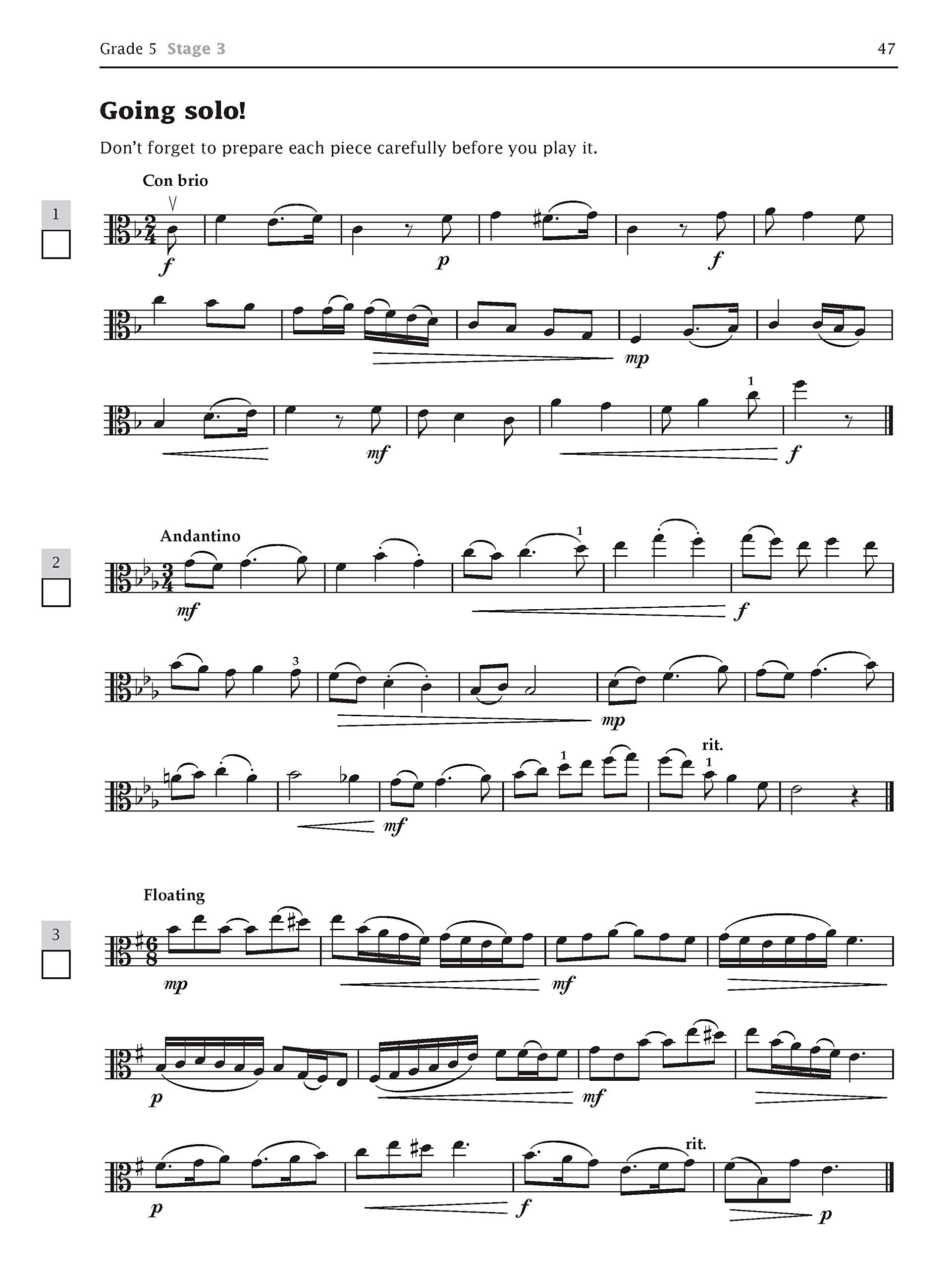 Improve your sight-reading! Viola Grades 1-5 (Instrumental Solo) - Exercise Book