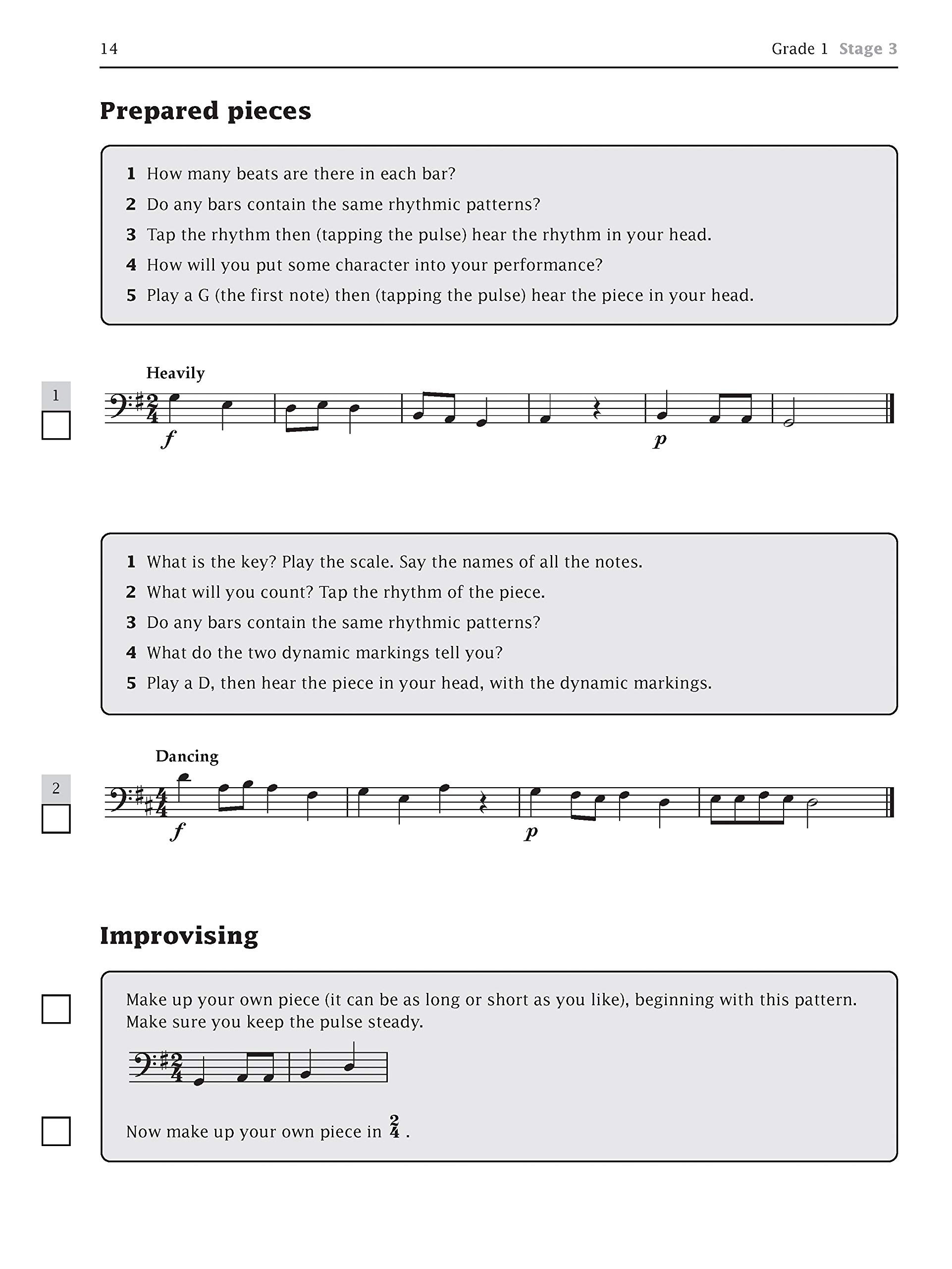 Improve your sight-reading  Cello Grades 1-3 (Instrumental Solo) - Exercise Book