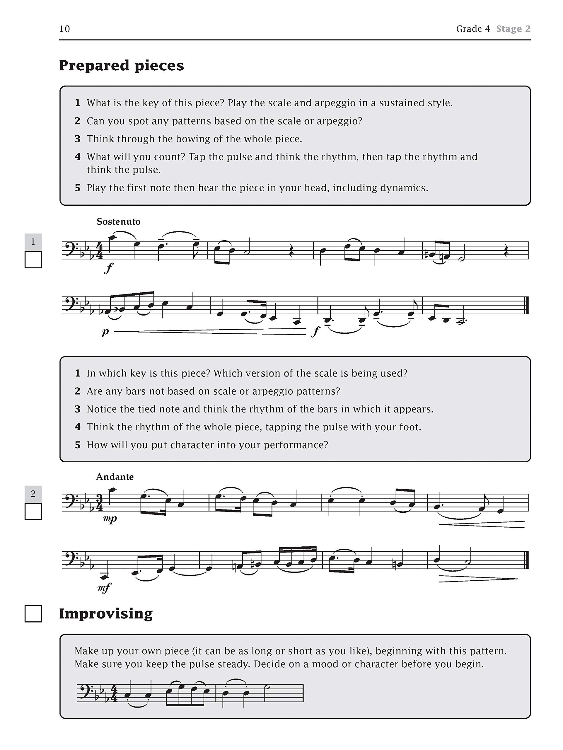 Improve your sight-reading Cello Grades 4-5 (Instrumental Solo) - Exercise Book