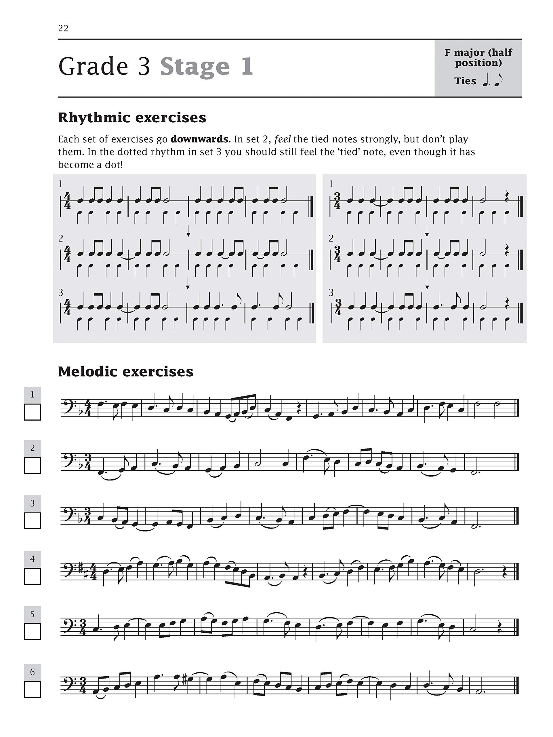 Improve your sight-reading Double Bass Grades 1-5 (Instrumental Solo) - Exercise Book