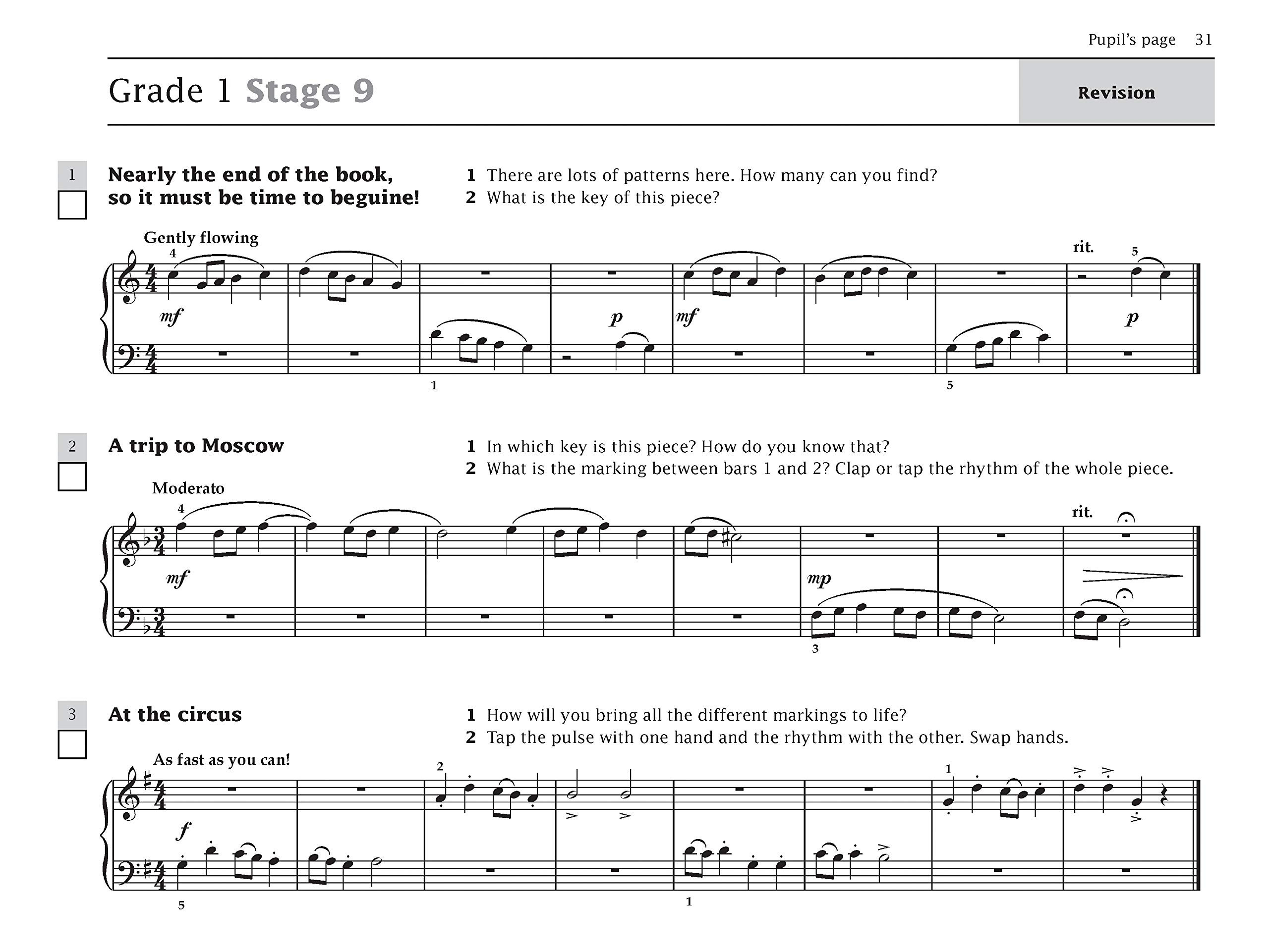 Improve your sight-reading Piano Duets Grades 0-1 (Piano Duet) - Exercise Book