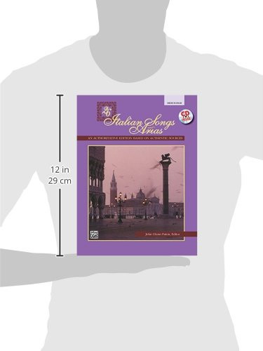 26 Italian Songs and Arias: Medium High Voice, Book - Repertoire Books