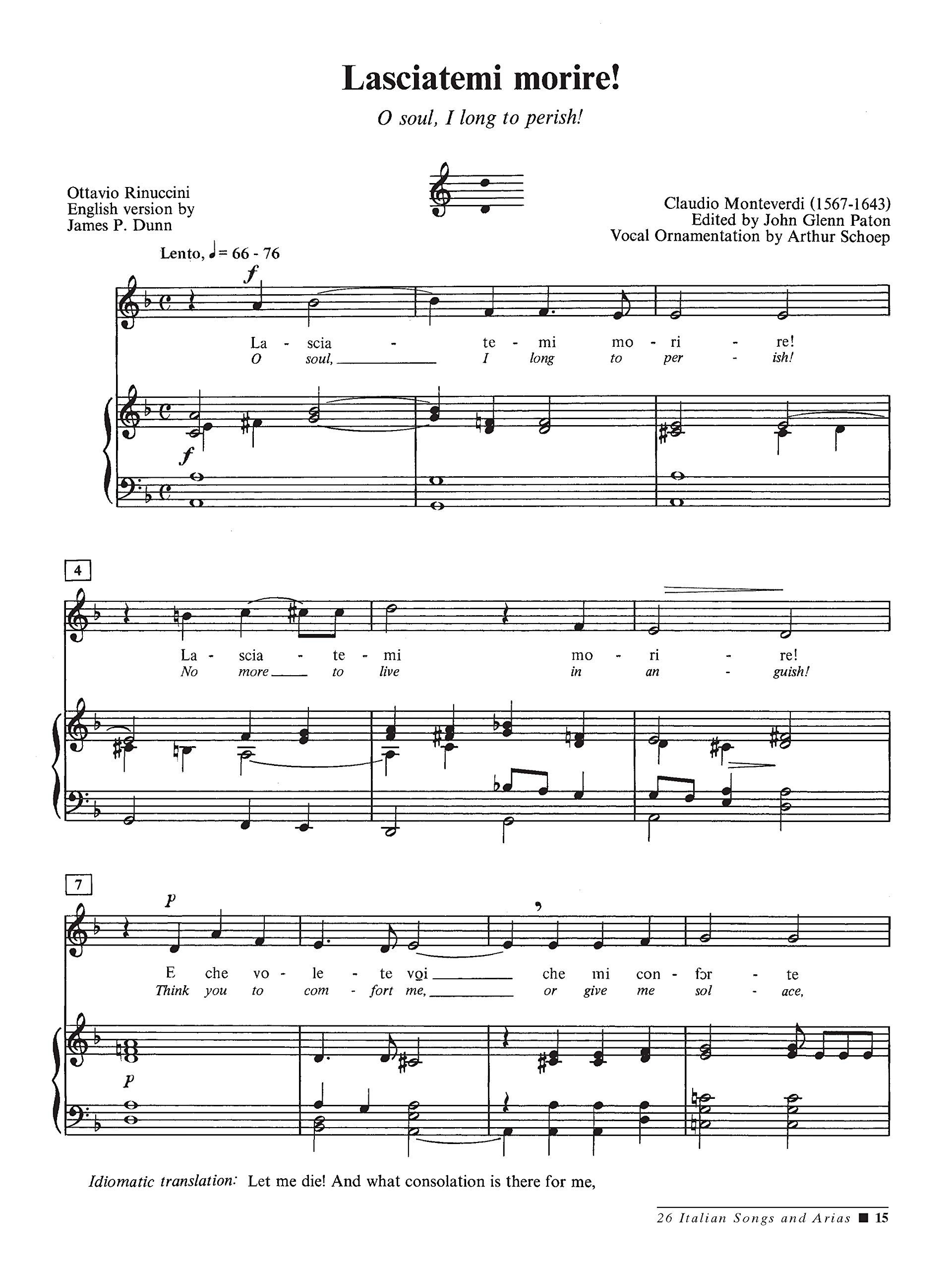 26 Italian Songs Medium Low -  Repertoire Books