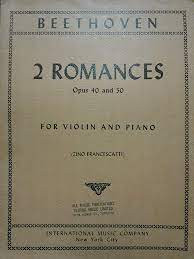Beethoven LV Romances  romances op 40 & 50 Violin - Repertoire Books