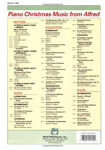 Alfred's Basic Adult Christmas Piano Adult Christmas Book - 1