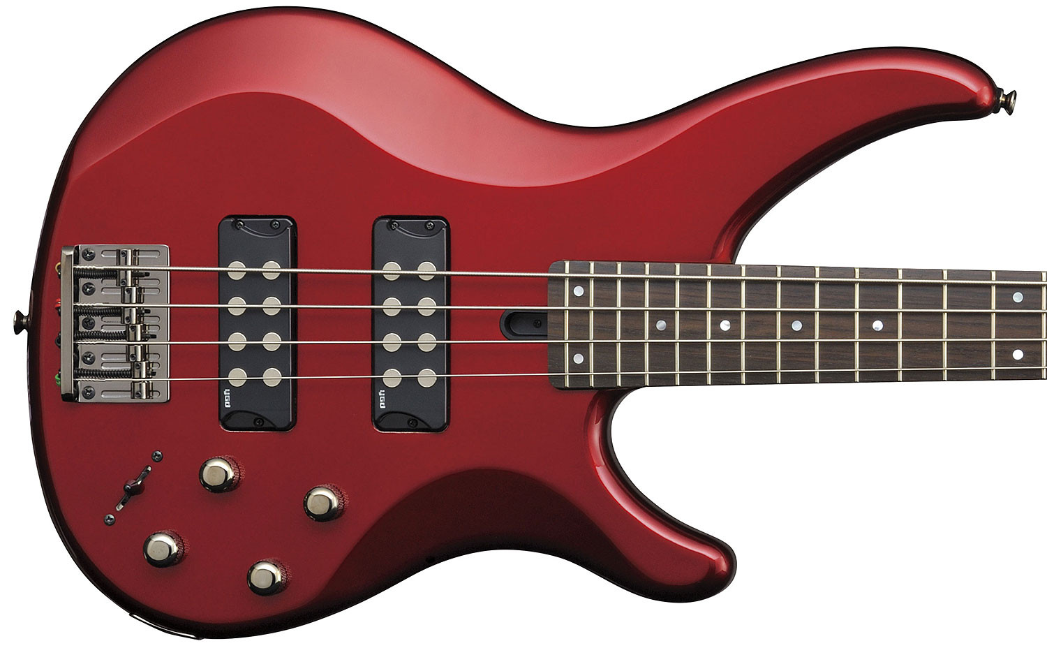 Yamaha TRBX304 Mahogany Rosewood Candy Apple Red Electric Bass Guitar
