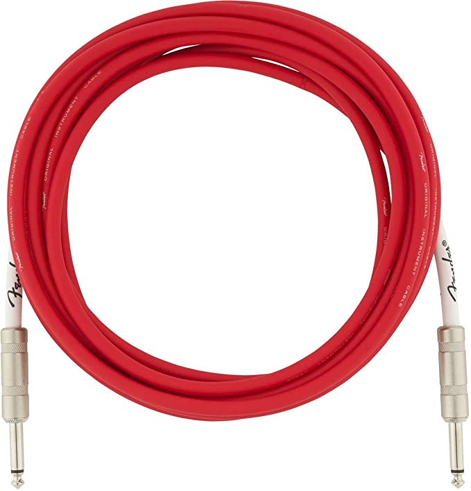 Fender 0990515010 Original Series Instrument Cable 15' Fiesta Red