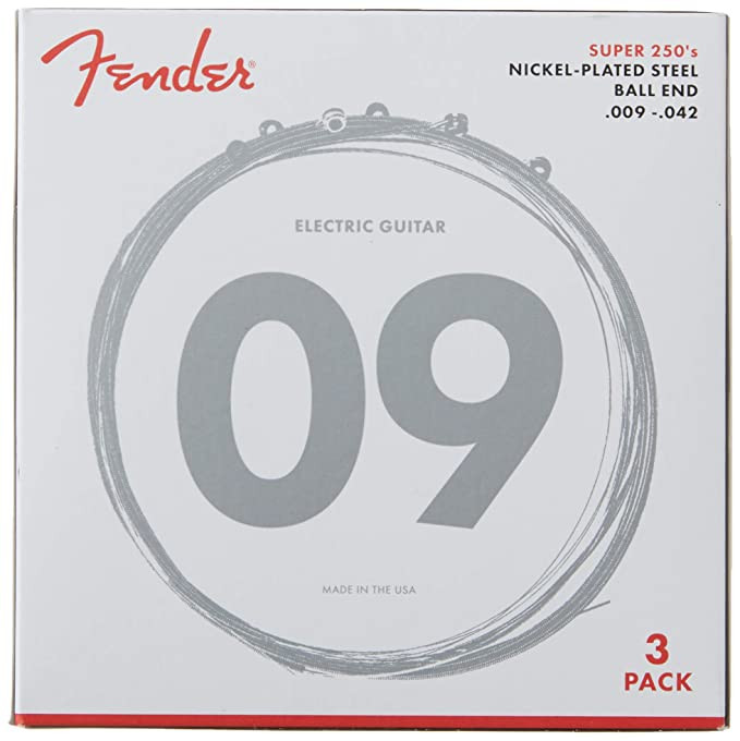 Fender 250L Electric Strings 3 Pack