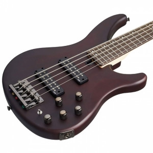 Yamaha TRBX505 Mahogany Rosewood Translucent Brown Electric Bass Guitar