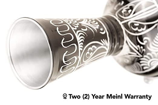 MEINL DARBUKA HAND ENGRAVED BLACK (8*14 1/2)-HE124