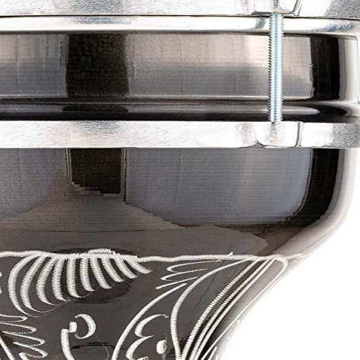 MEINL DARBUKA HAND ENGRAVED BLACK (8*14 1/2)-HE124
