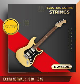 Score Electric Guitar String Set EW7500 010 - 046