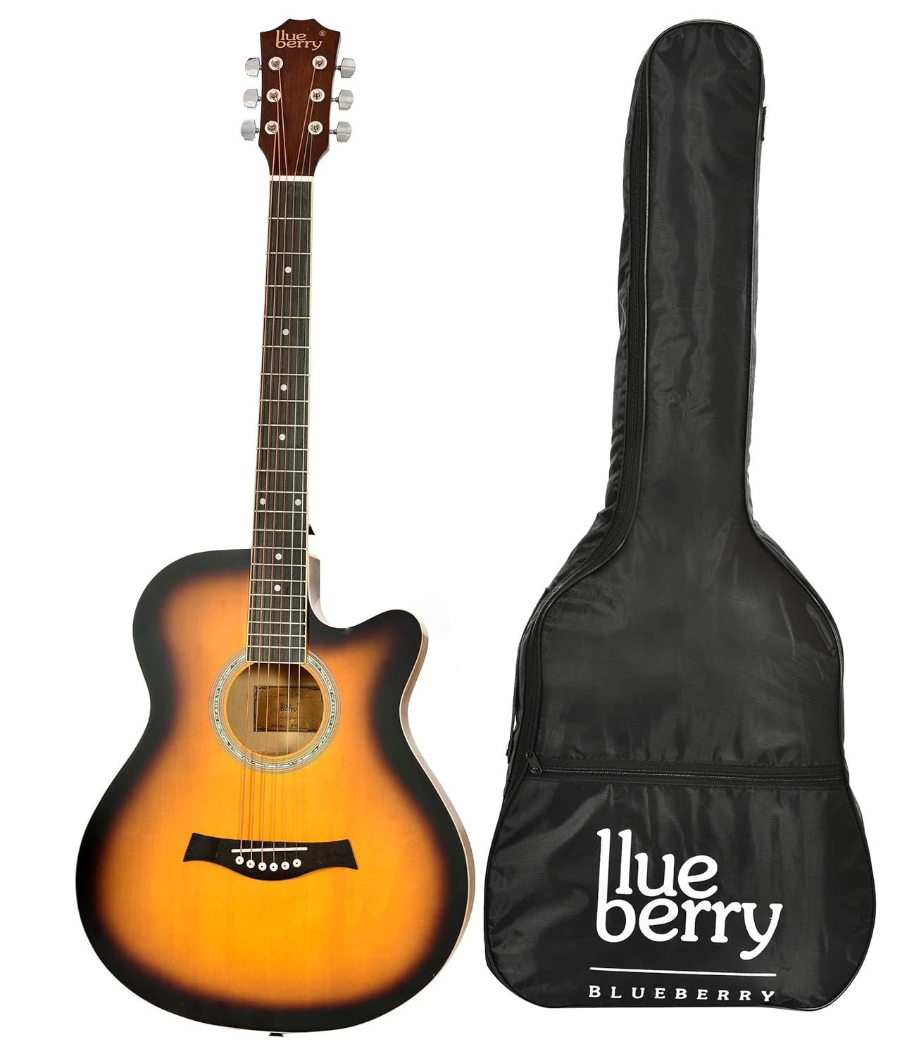 Blueberry B40 Acoustic Guitar Kit – 40 Inch Sunburst