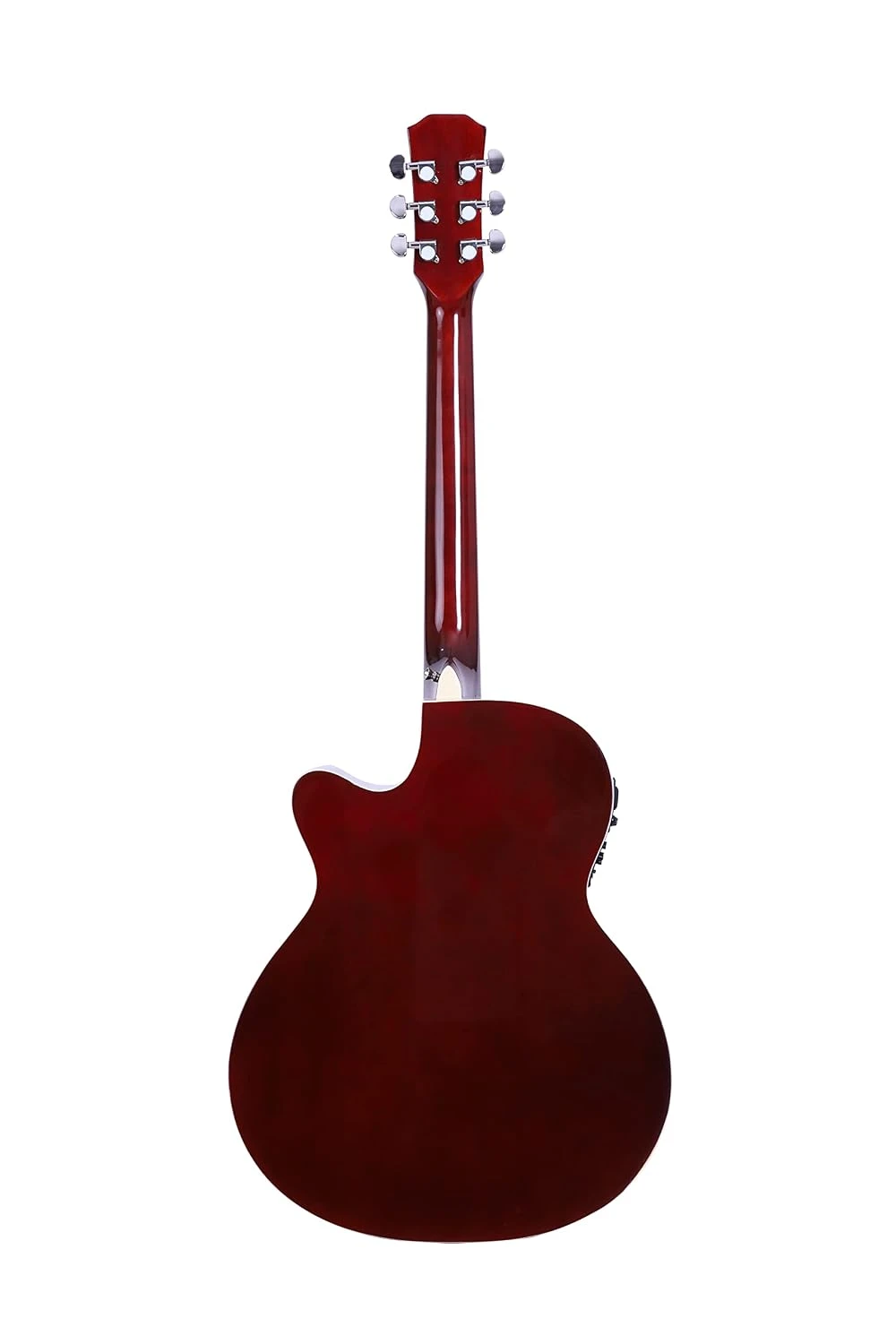 Intern 40 Inch Acoustic-Electric Cutaway Guitar 4-Band EQ - Natural Kit