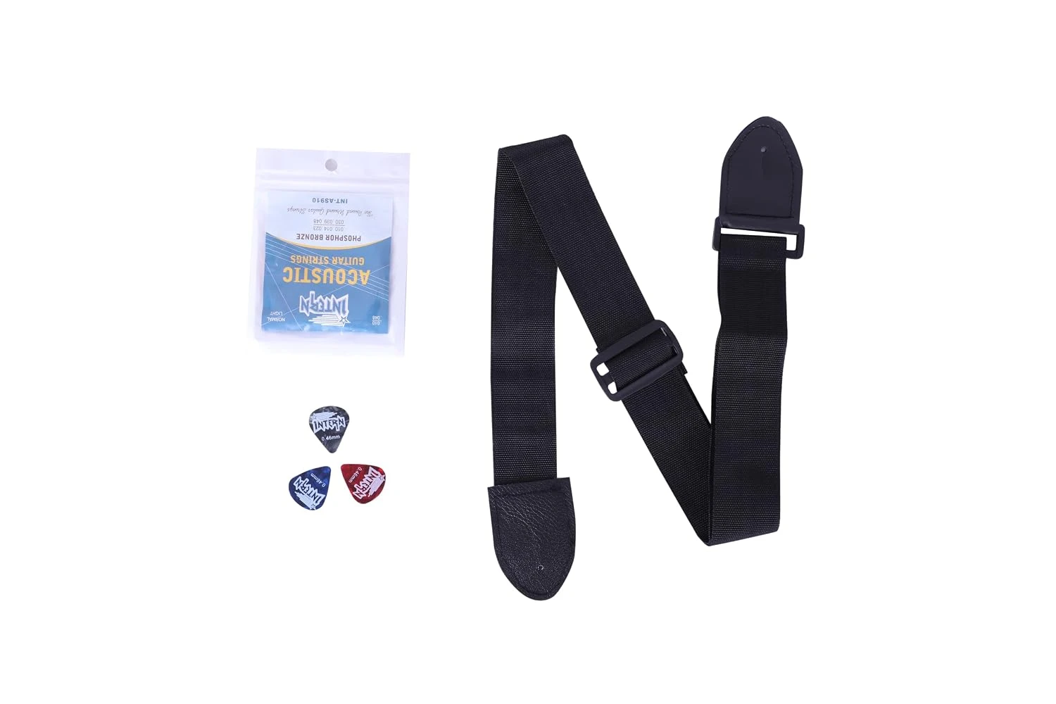 Intern 41 Inch Acoustic Cutaway Guitar with Truss Rod - Black Kit