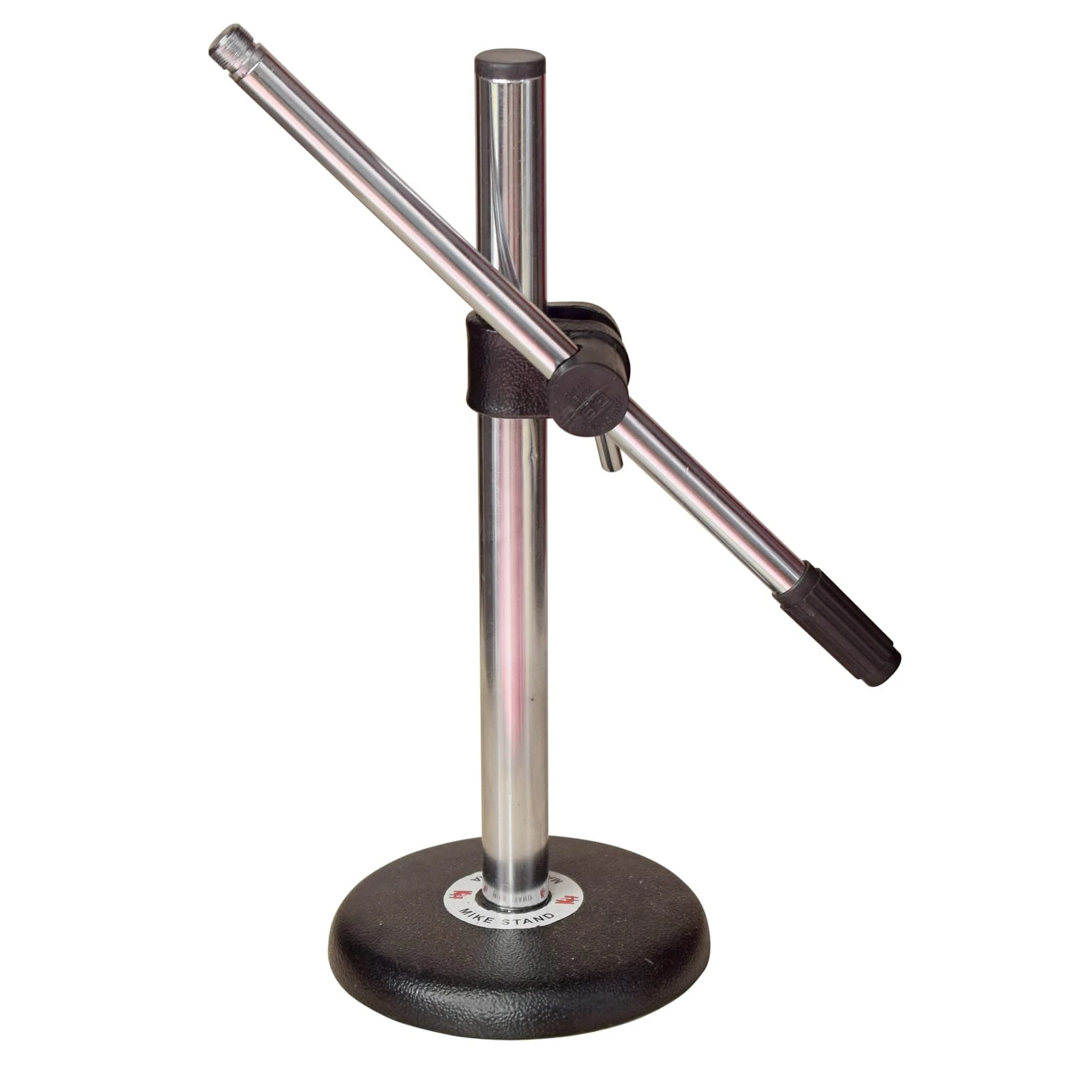 KH Table/Floor Microphone Stand - 15 Inch Black Round Base