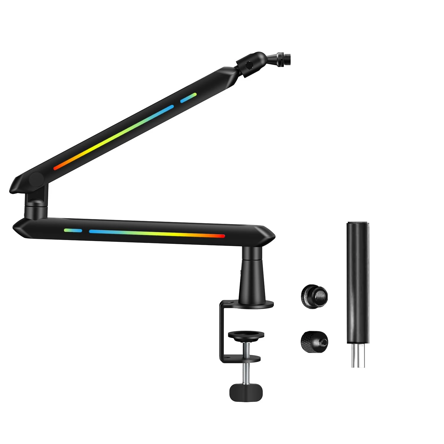 Audio Array AA-19BL Heavy-Duty Microphone Boom Arm Stand - Black