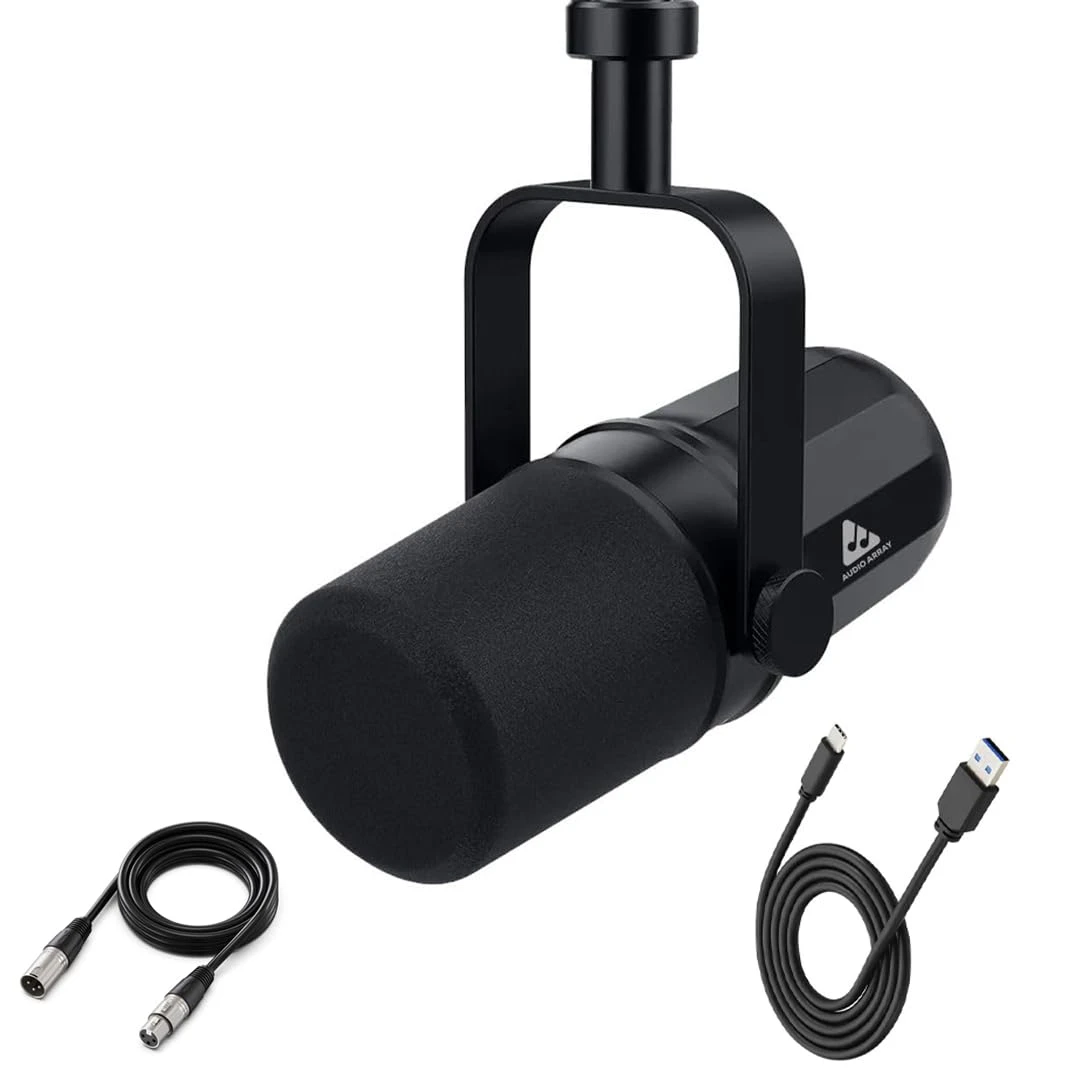 Audio Array AM-C11 Dual Output USB/XLR Dynamic Broadcast Microphone