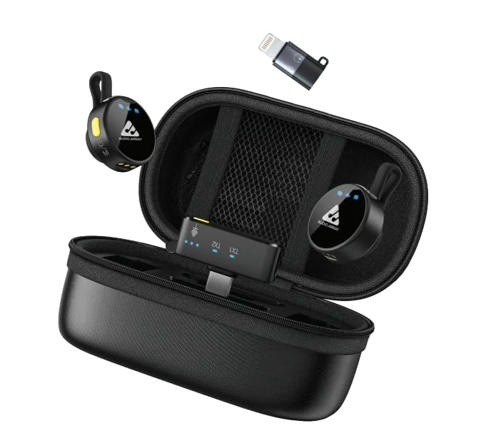 Audio Array AM-W23 Wireless Dual Lapel Microphone System with AI Noise Reduction