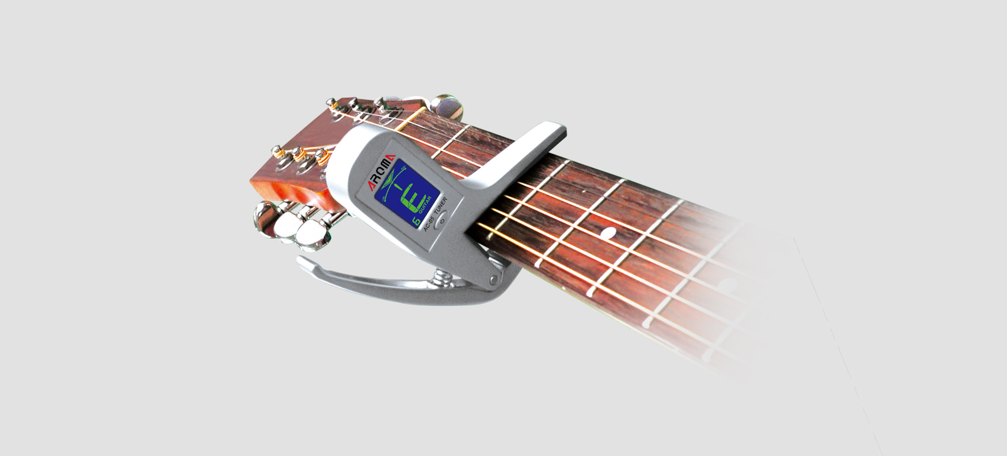 Aroma AC 05 Metal Capo Chromatics Tuner