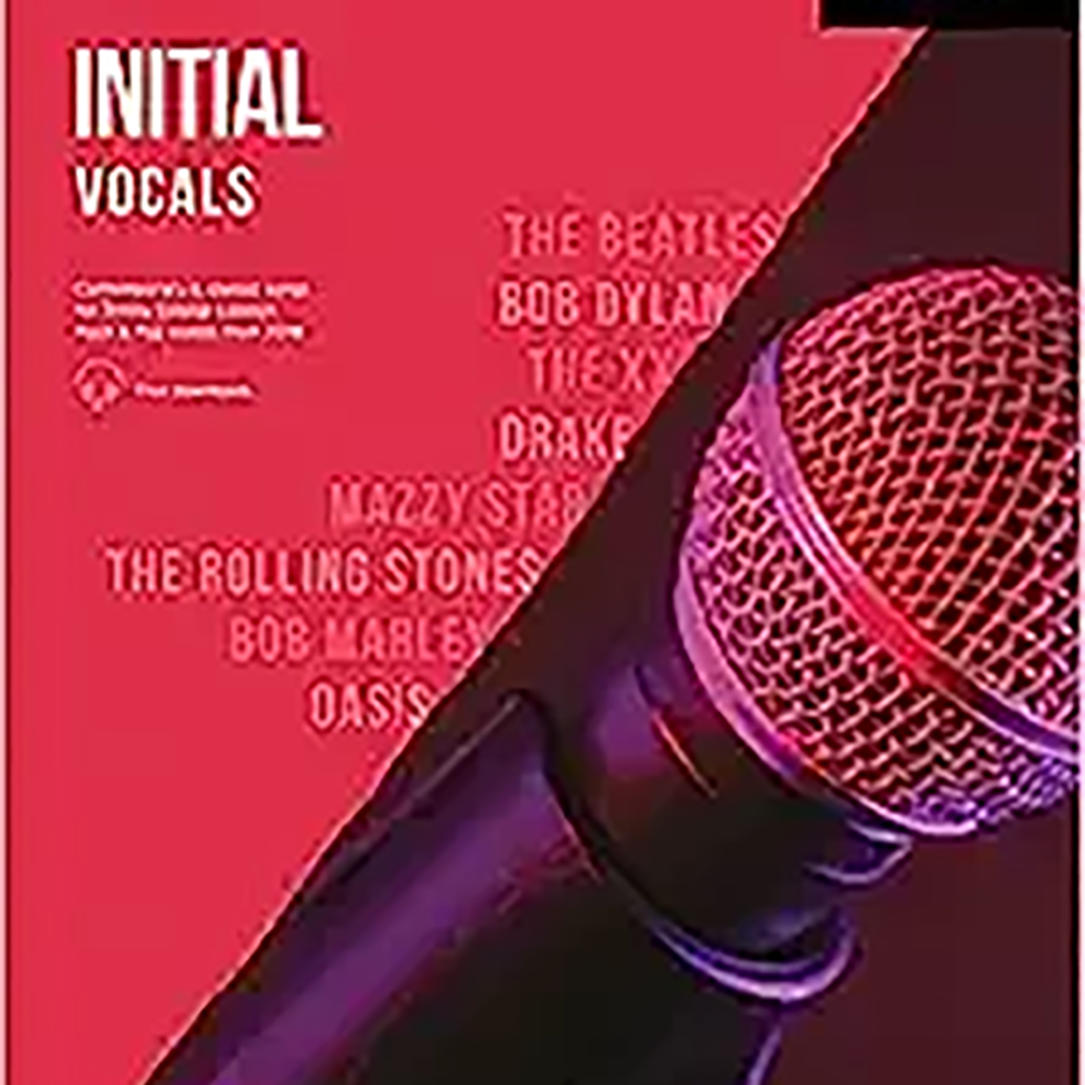 Trinity Examination Book Rock & Pop 2018 Vocals Initial