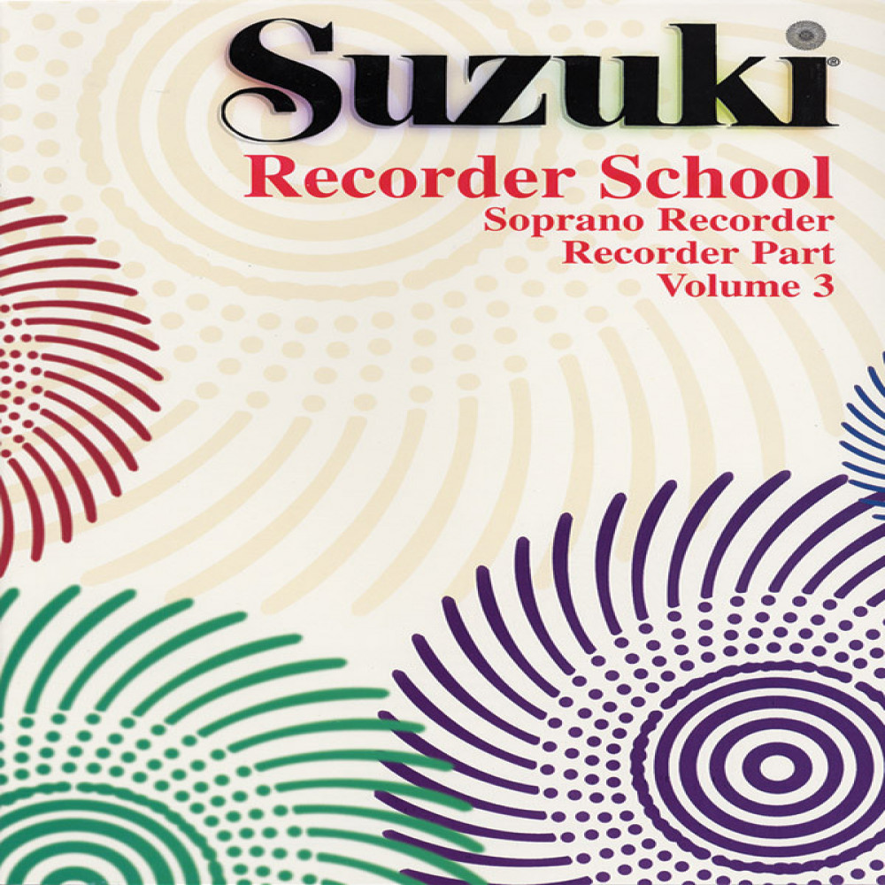 Suzuki Recorder School Book -3
