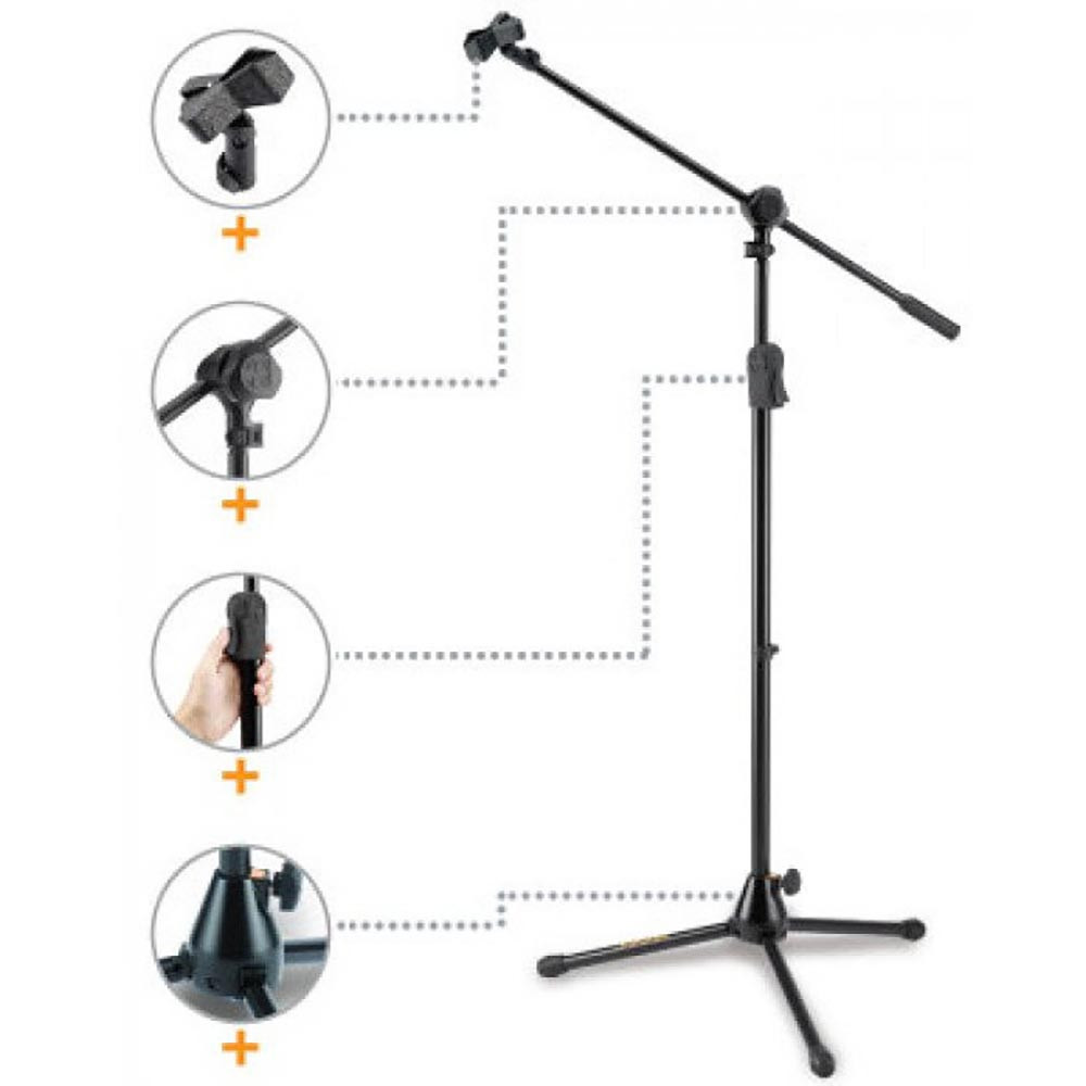 Hercules EZ Grip Height Adjustment Tripod Microphone Stand MS632B
