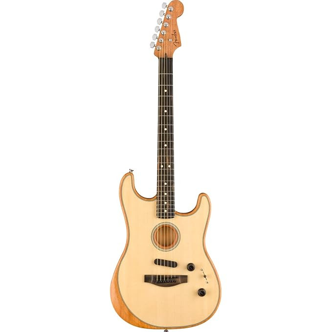 Fender 0972023221 Stratocaster Natural Acoustic Guitar