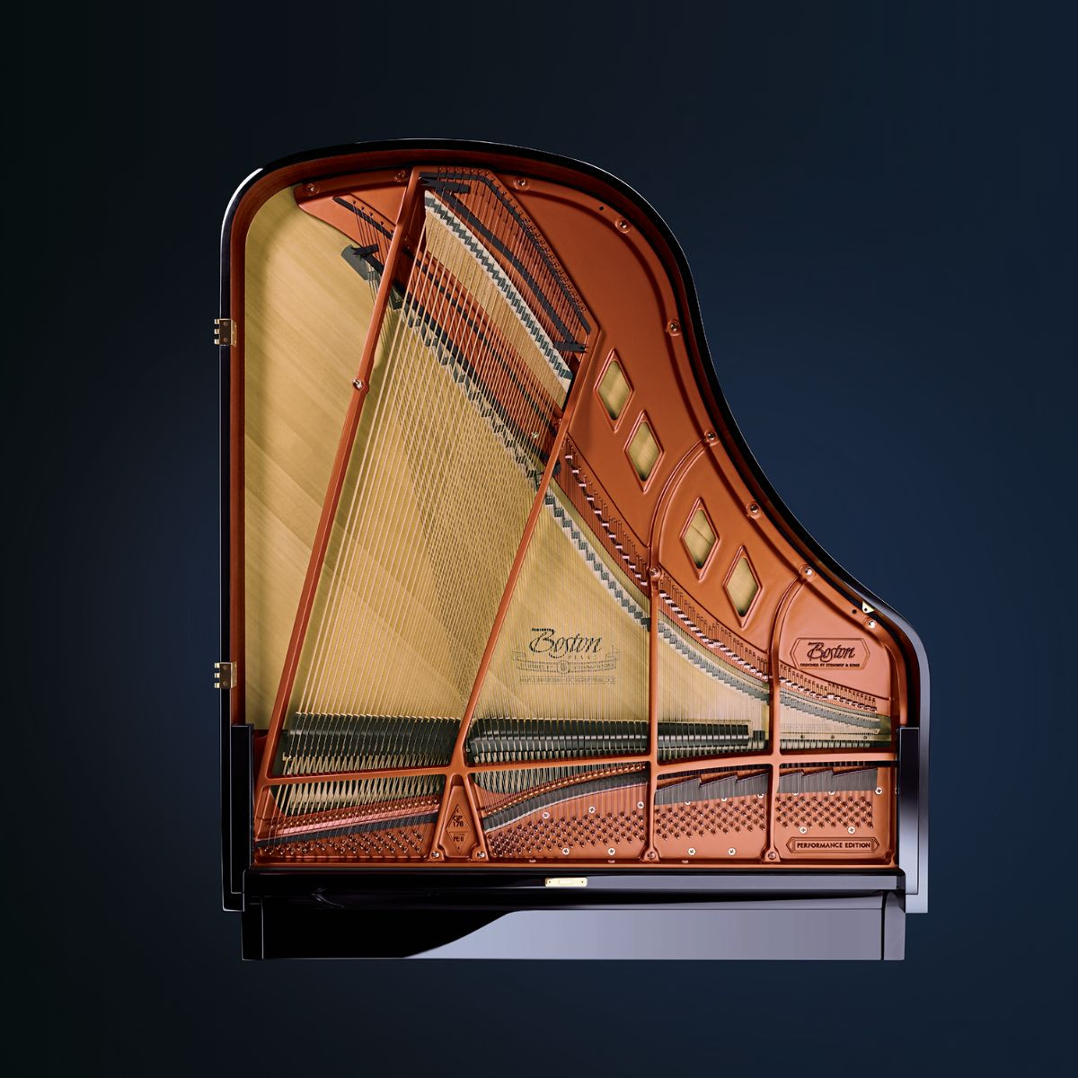 Boston Grand Piano GP 156 Ebony high polished