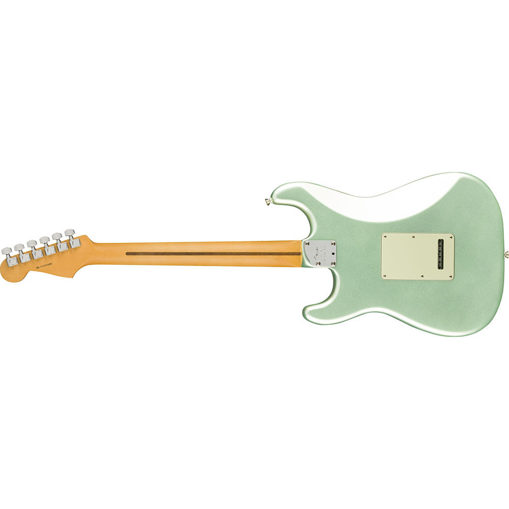 Fender 0113902718 AM Pro II Strat Maple Mystic Surf Green Electric Guitar