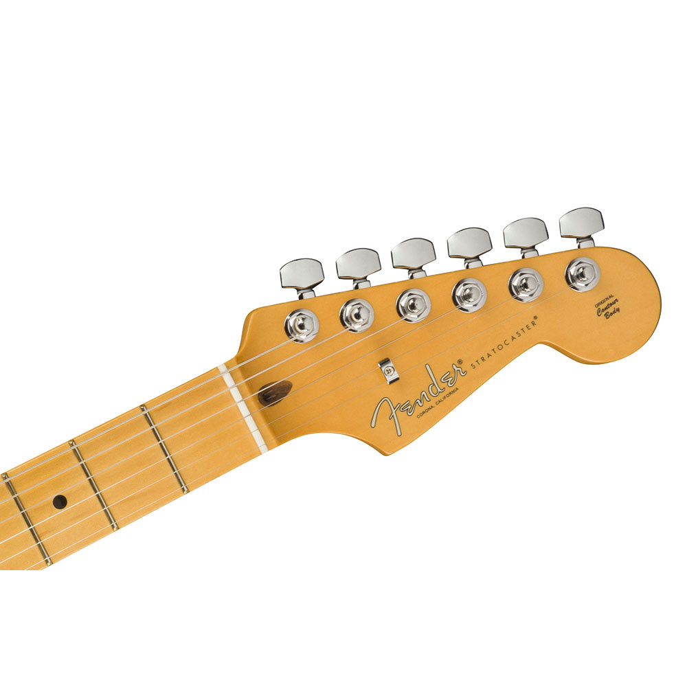 Fender 0113902718 AM Pro II Strat Maple Mystic Surf Green Electric Guitar